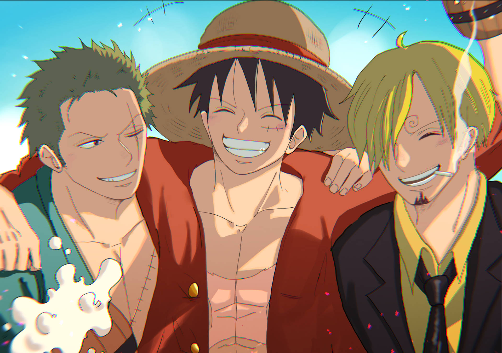 Download Luffy Zoro Best Friend