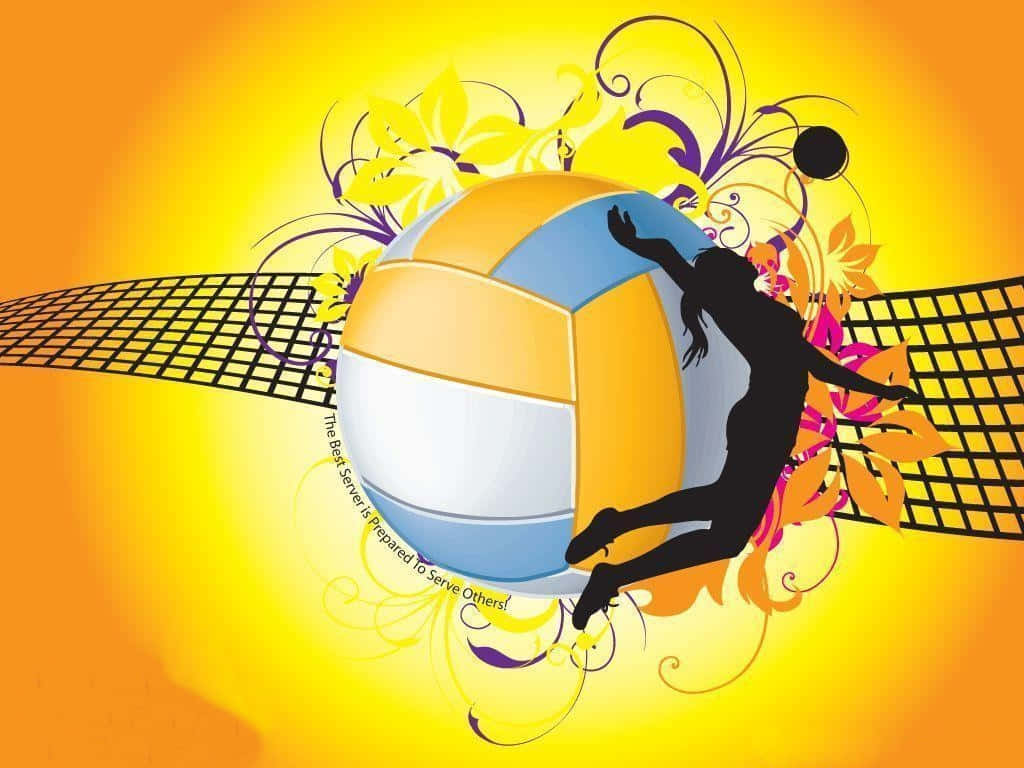 Cute Volleyball Wallpaper