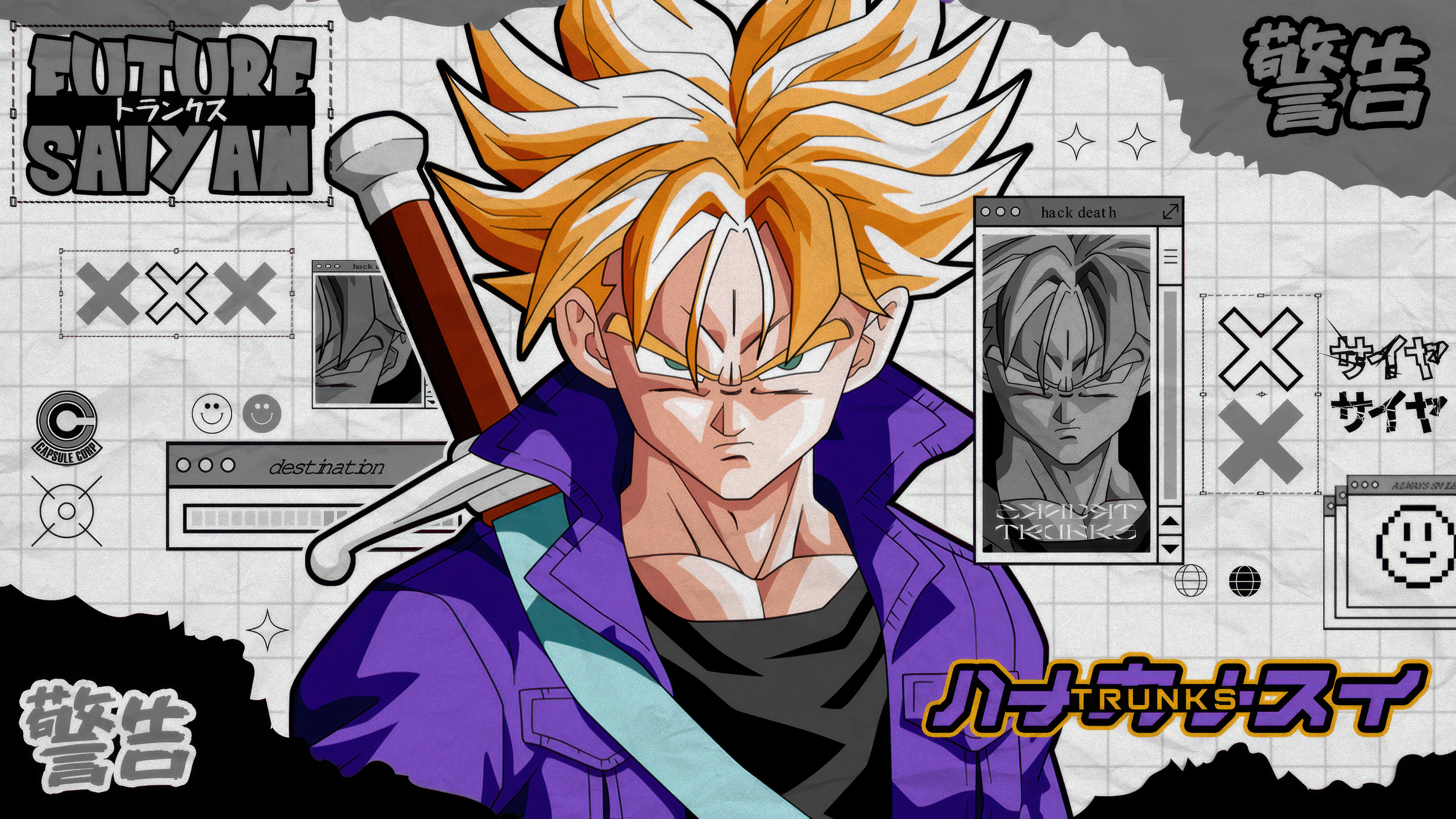 Trunks Wallpaper 4K, Future Saiyan