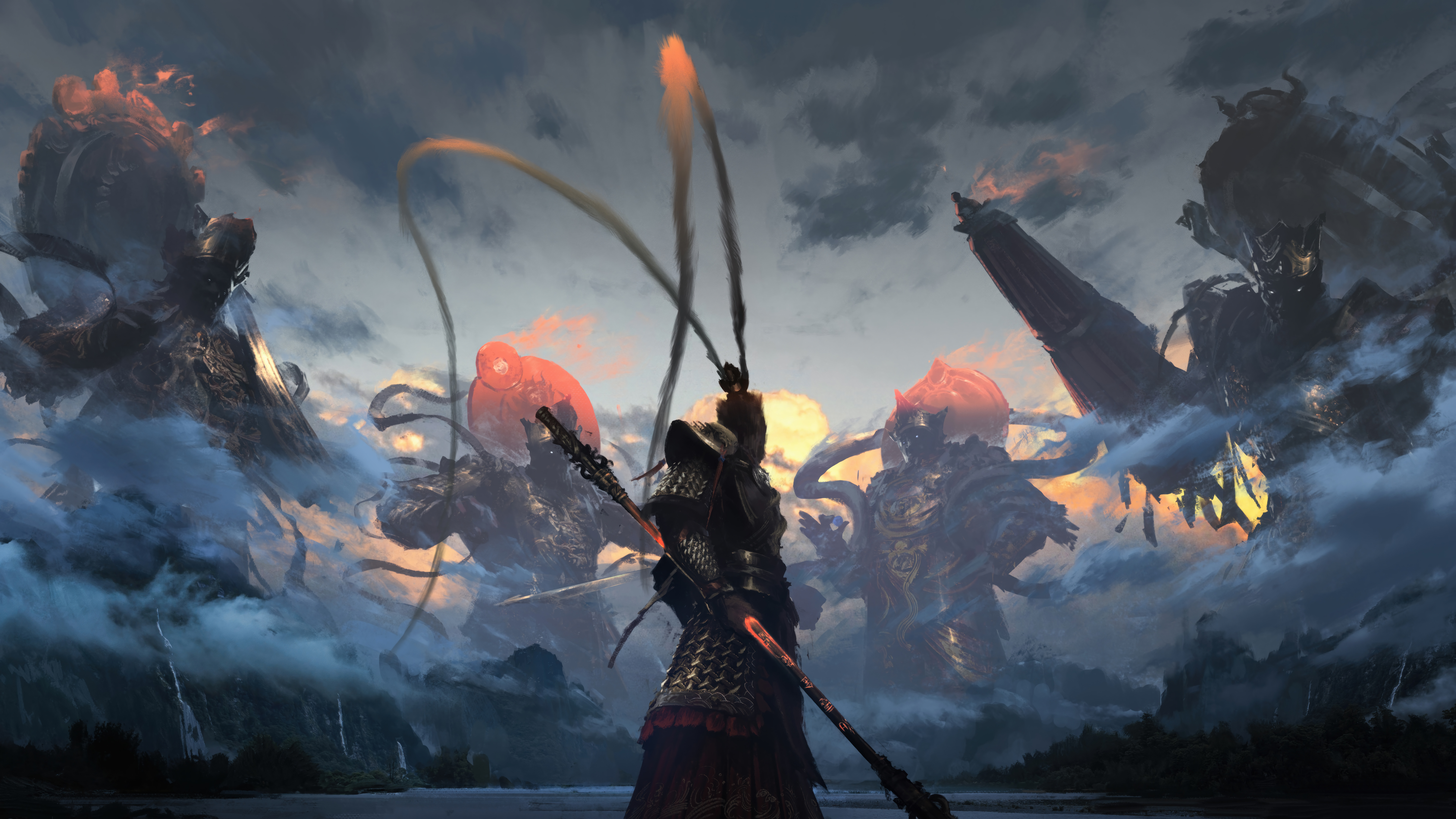 Wukong Ancient Gods Wallpaper 4K 8K HD