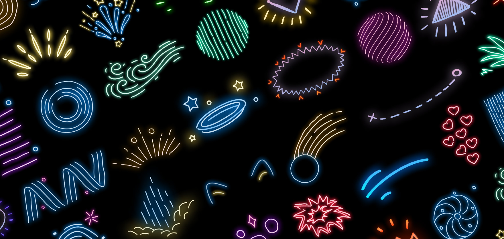 Neon FX Glowing Shapes and Visual