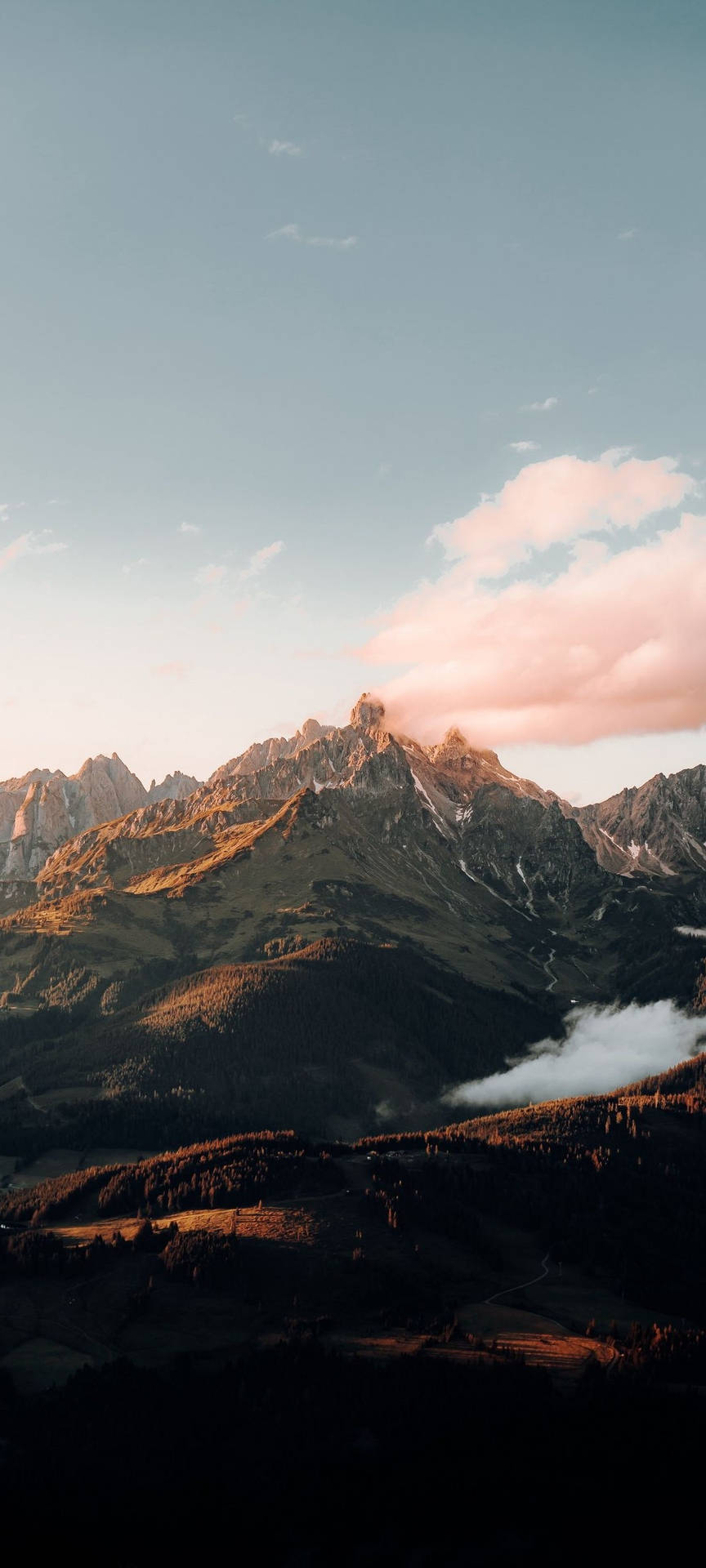 Distant Mountains Wallpaper