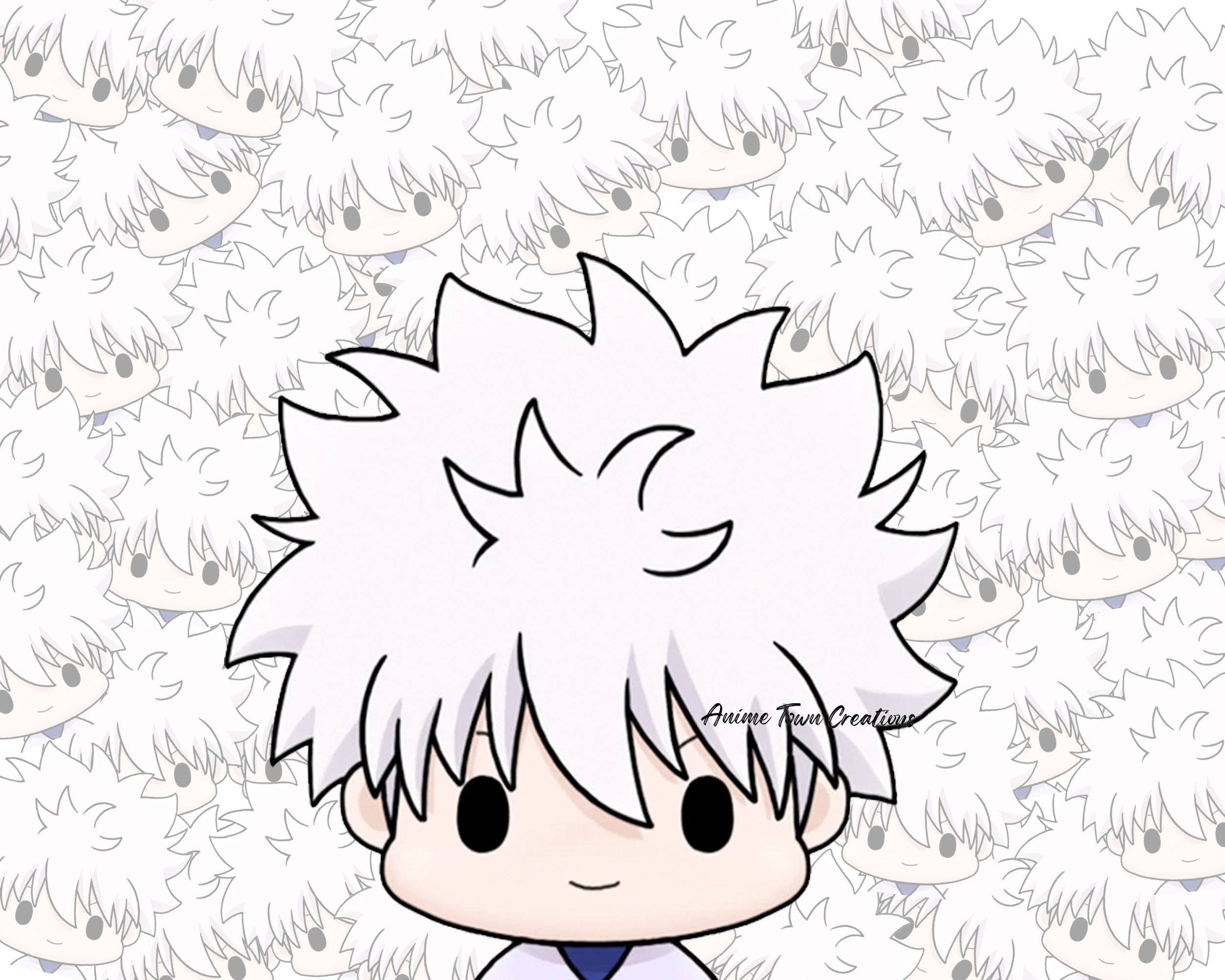 Chibi Killua Zoldyck Peeker Sticker