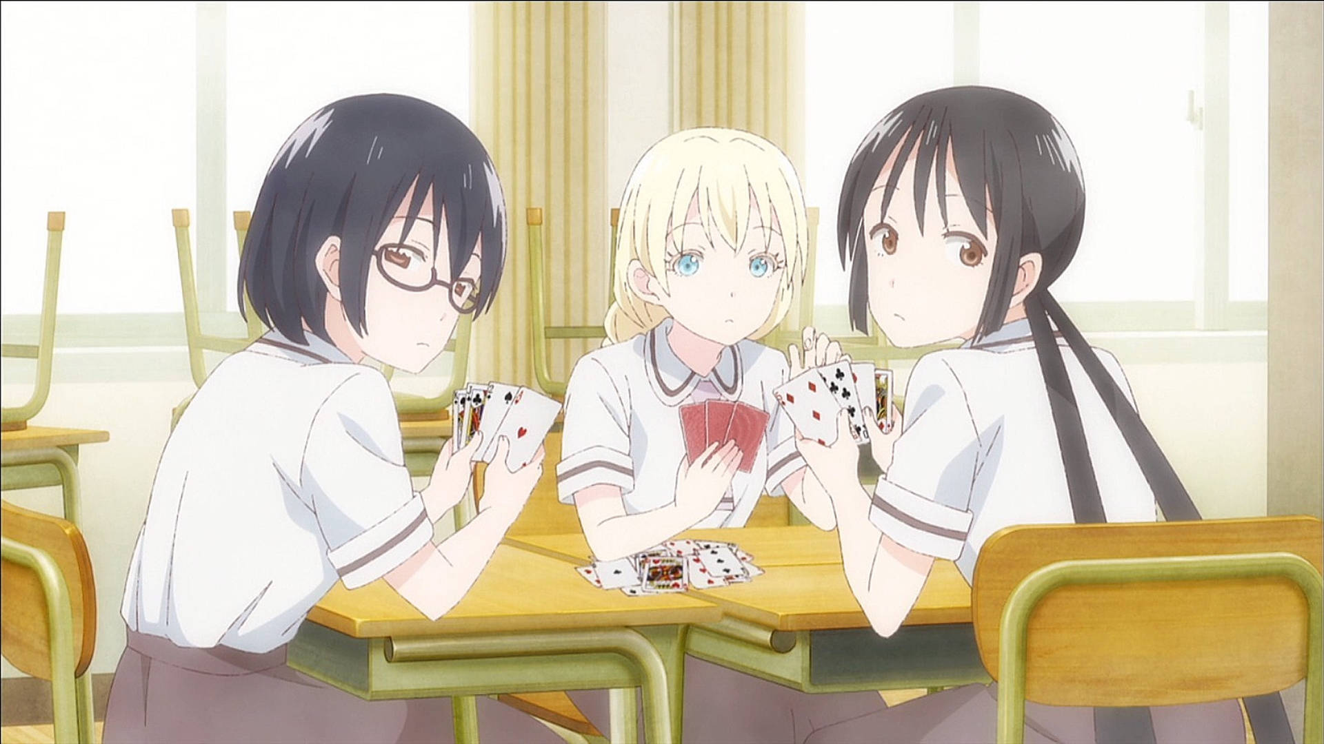 Game Moments In Asobi Asobase Wallpaper
