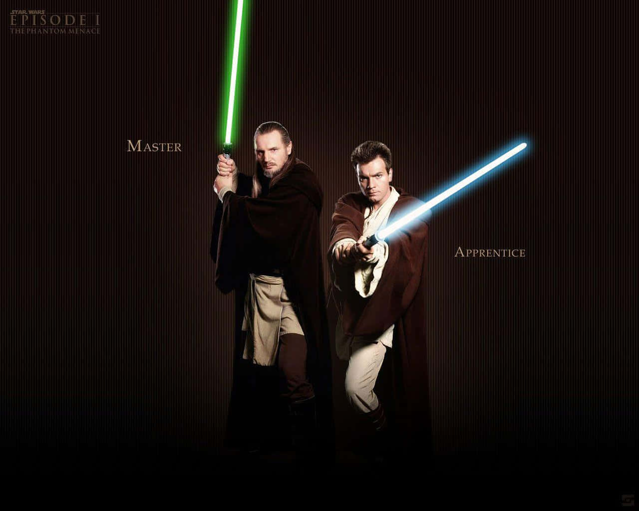 Qui Gon Jinn In Action Wallpaper