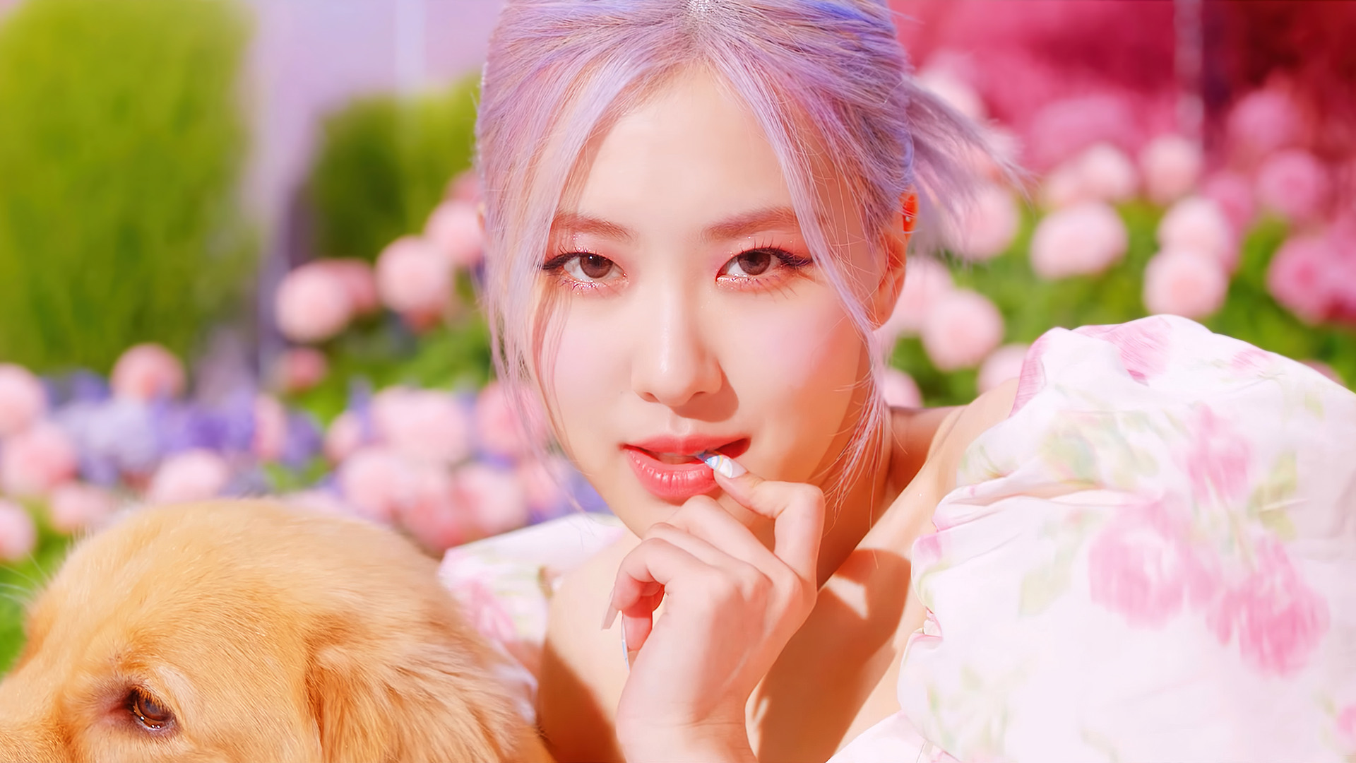 Rosé BLACKPINK Ice Cream 4K Wallpaper