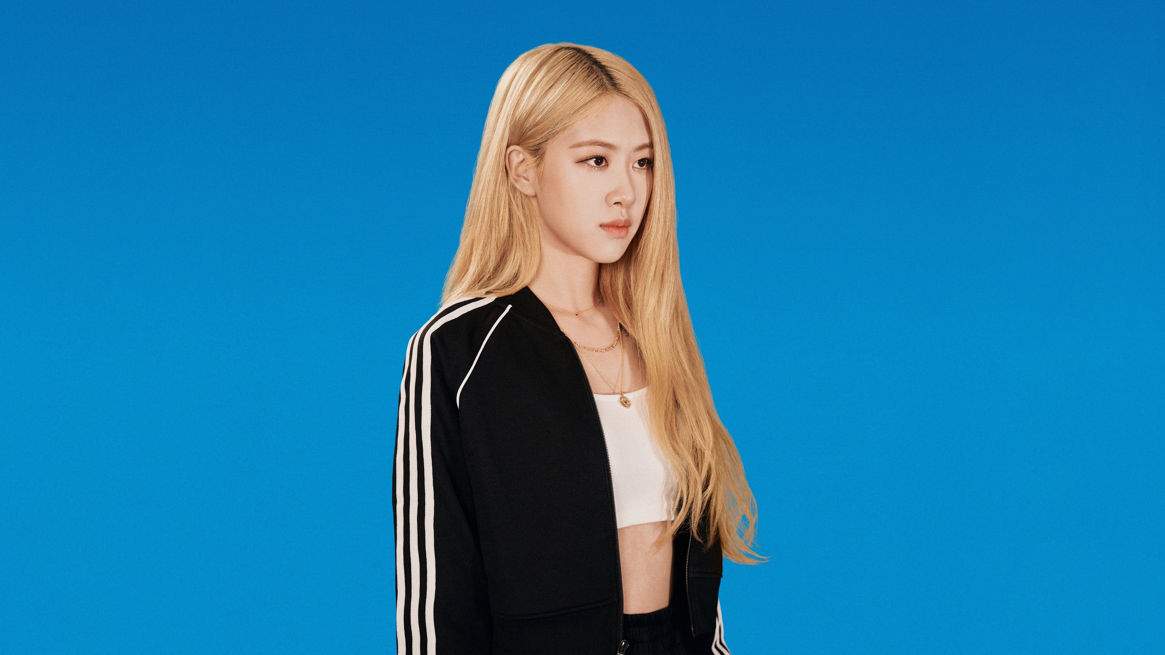 Rose (Blackpink) Wallpaper 4K, Adidas