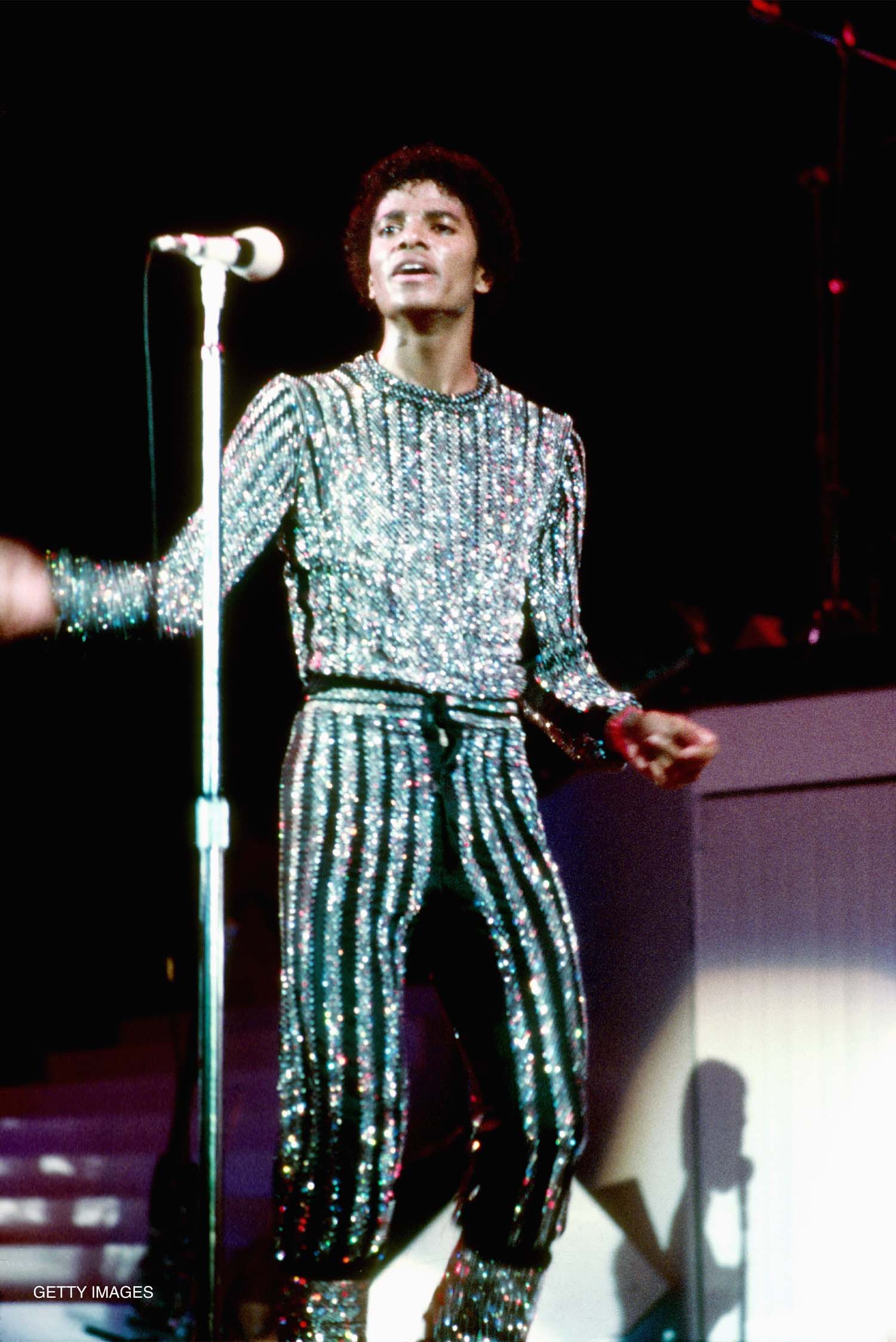 Rock With You” Two Piece Crystal Suit