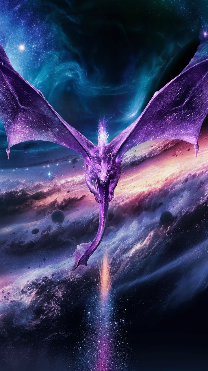Galaxy Dragon Wallpaper