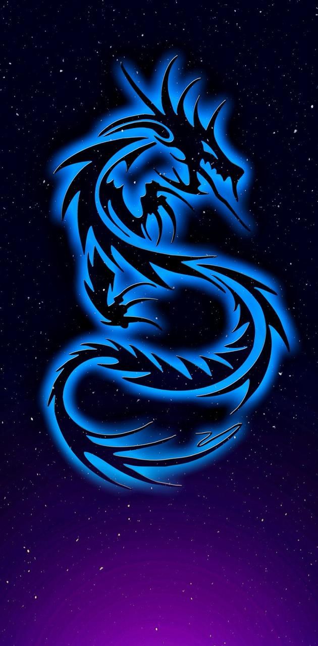 Galaxy dragon wallpaper