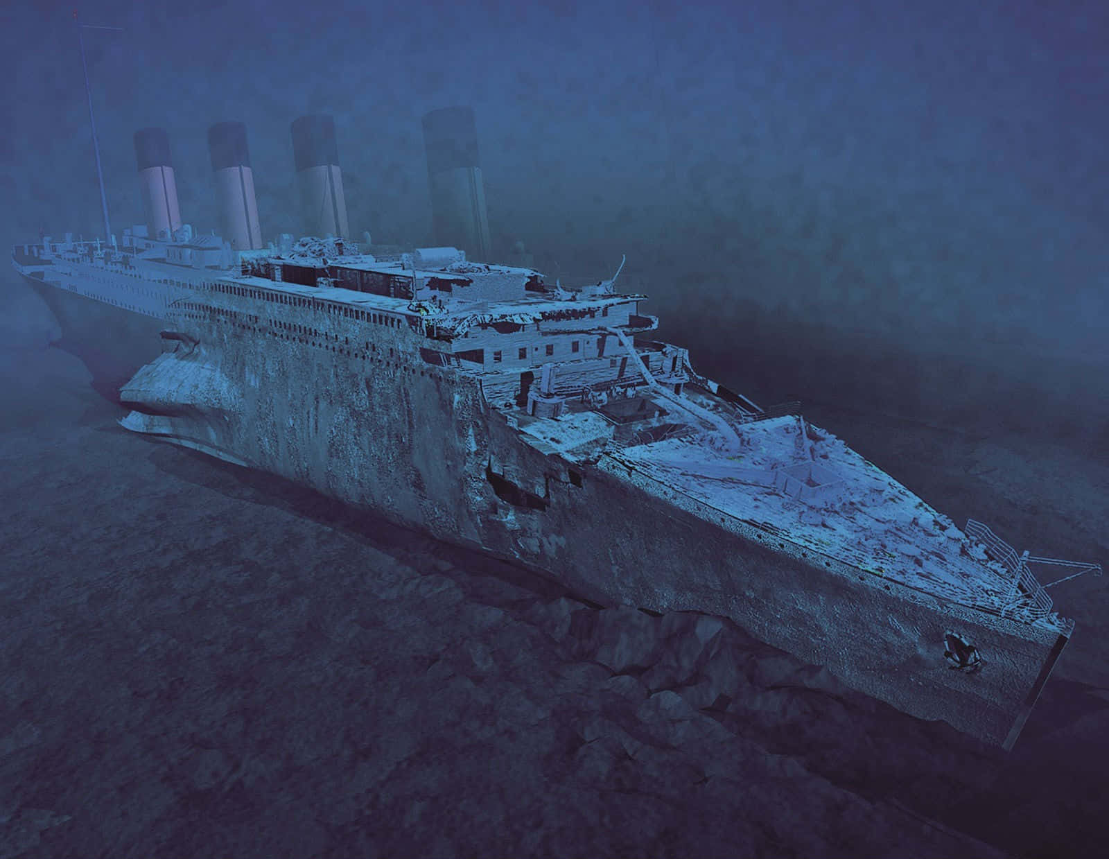 Download eerie Underwater Titanic