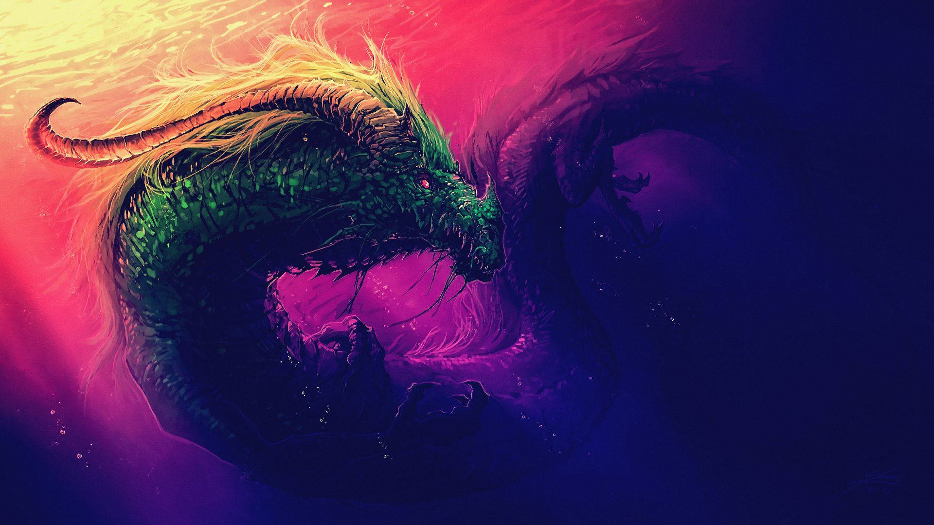Galaxy Dragon Wallpaper