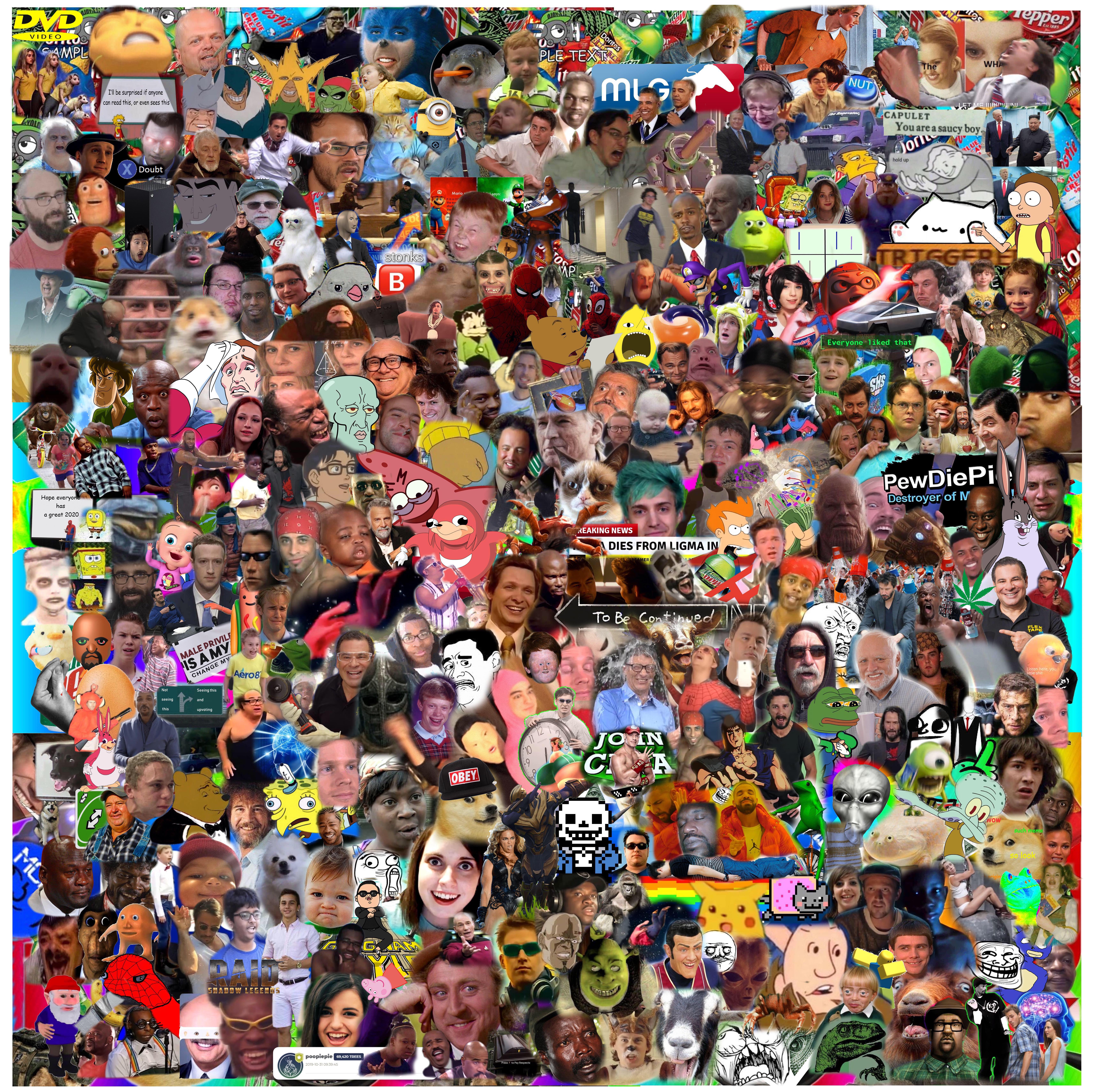 Memes of the decade piece I made