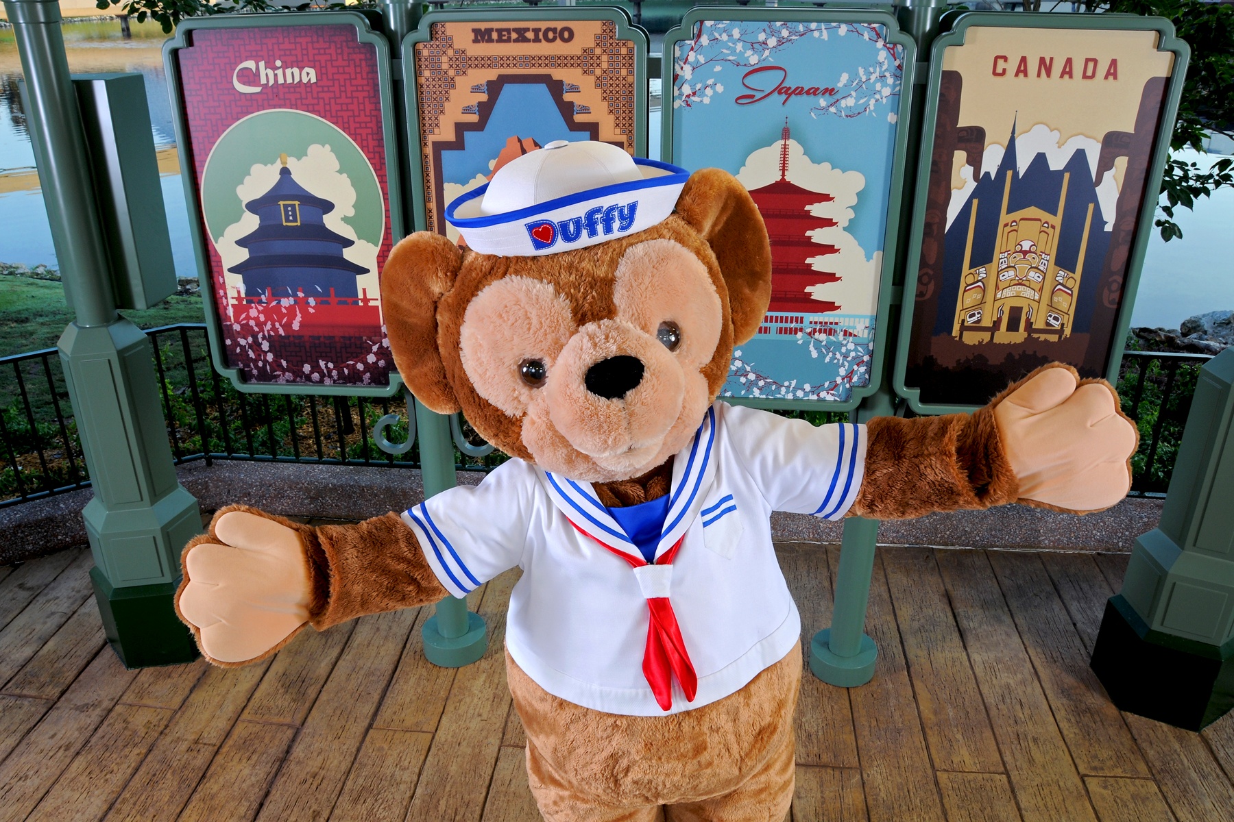 Duffy the Disney bear. the disney food