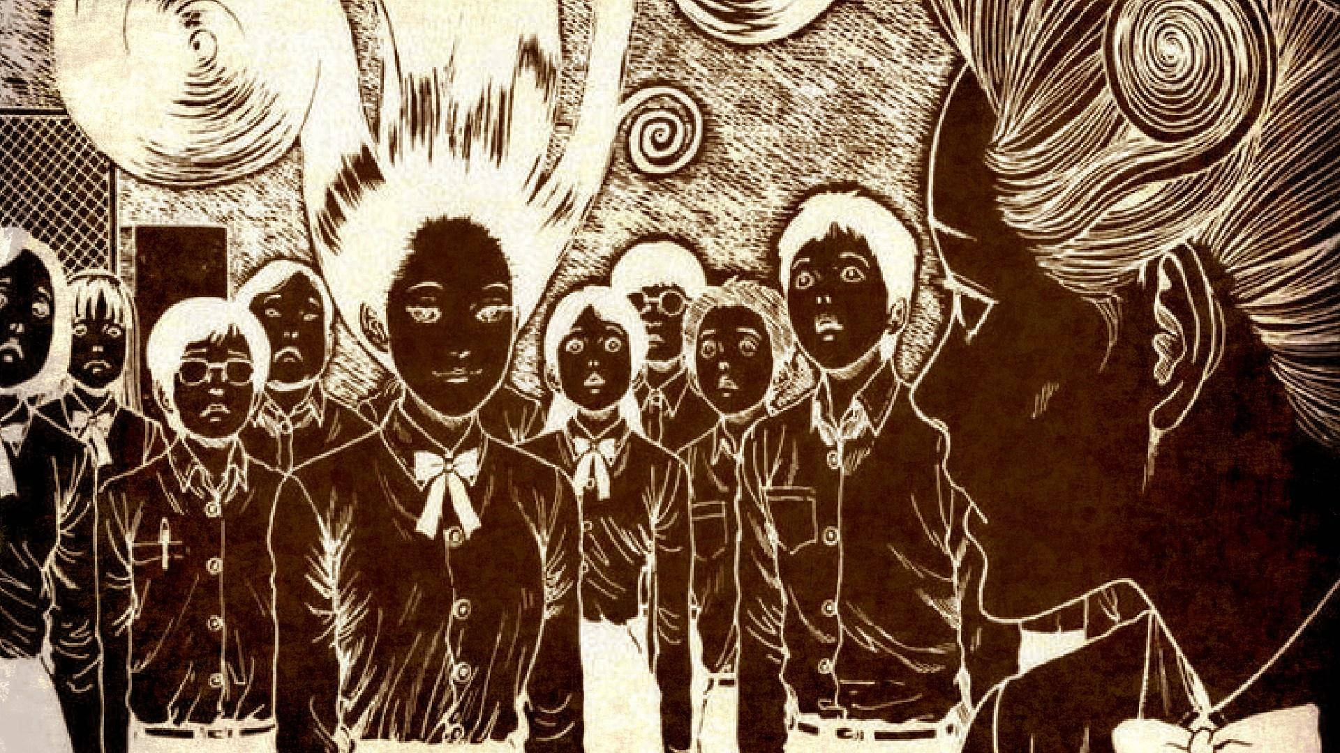 Scary Junji Ito Artwork Highschoolers