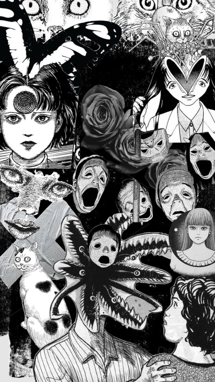 Anime wallpaper, Junji ito, Art wallpaper iphone