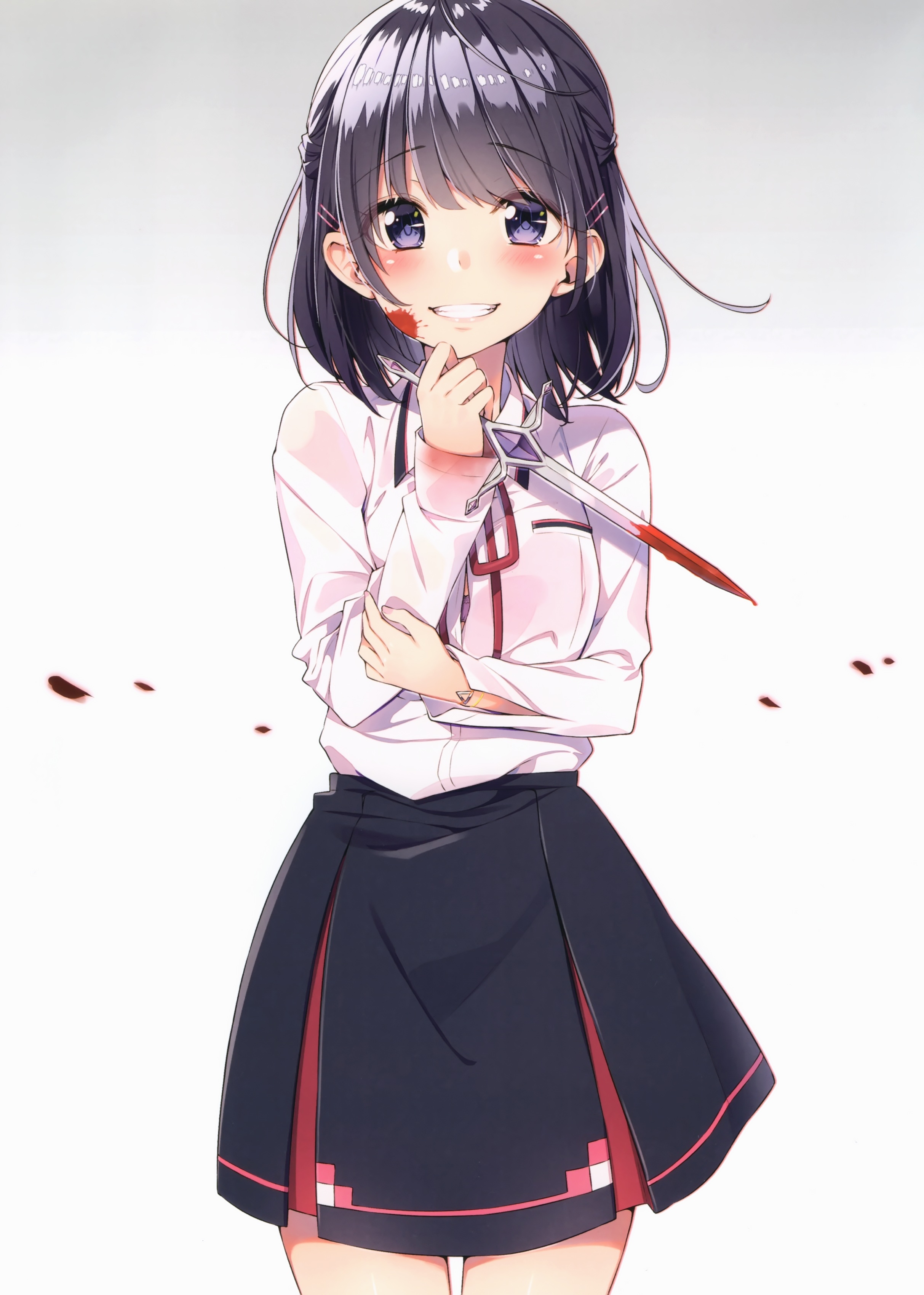 Wallpaper wallpaper anime girl skirt