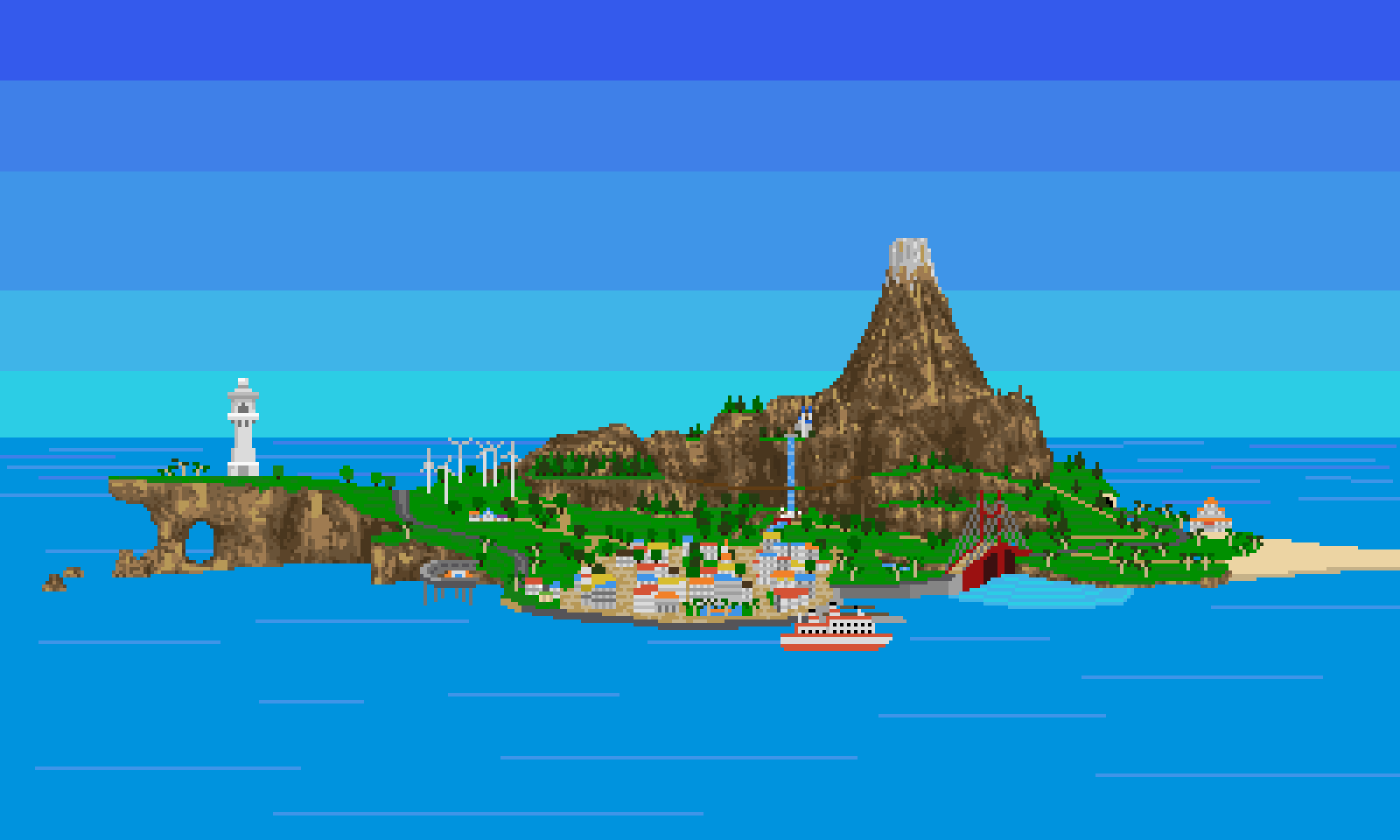 Wuhu Island from Wii Sports Resort