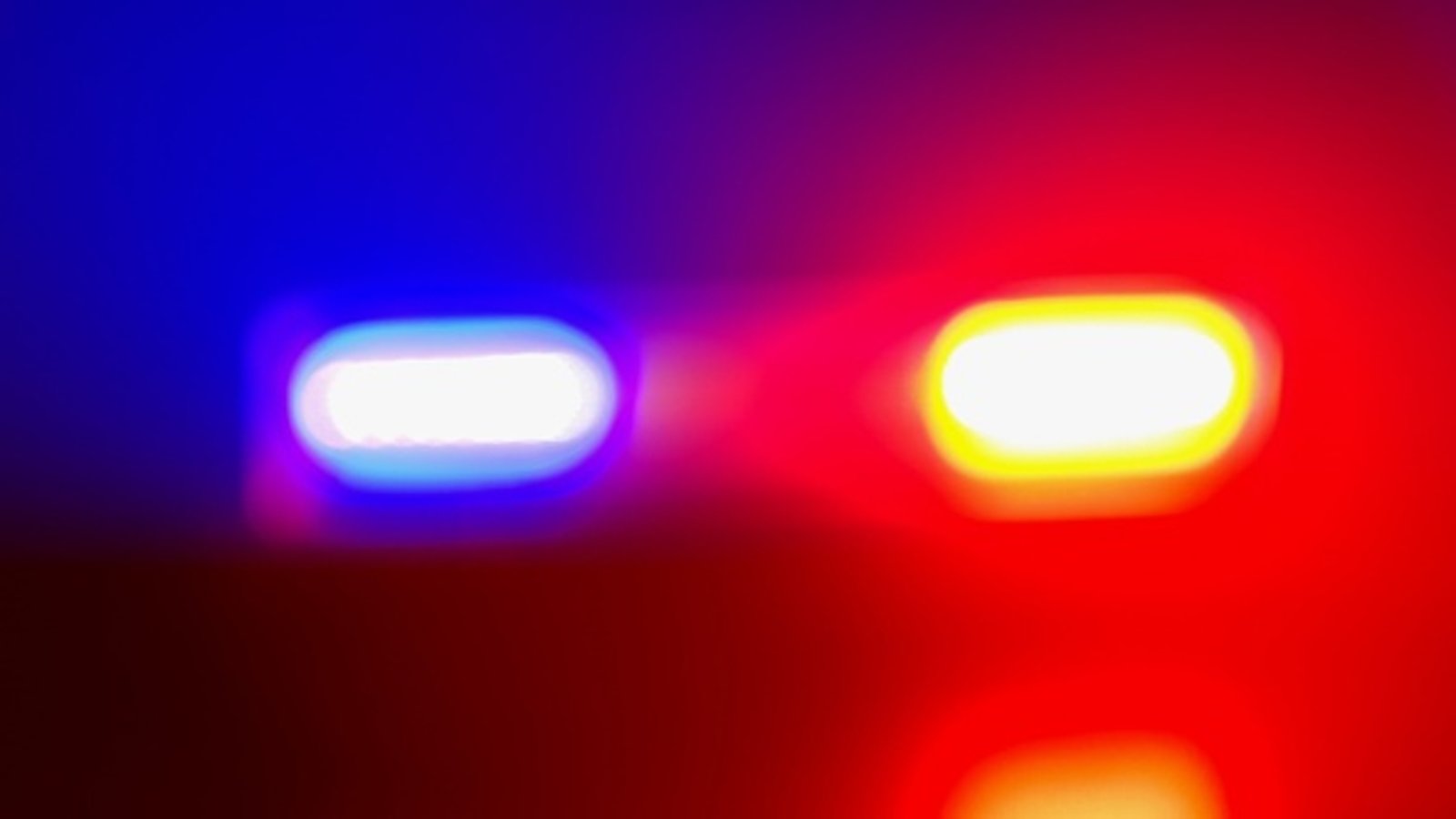 Bokeh Police Flash Light Background