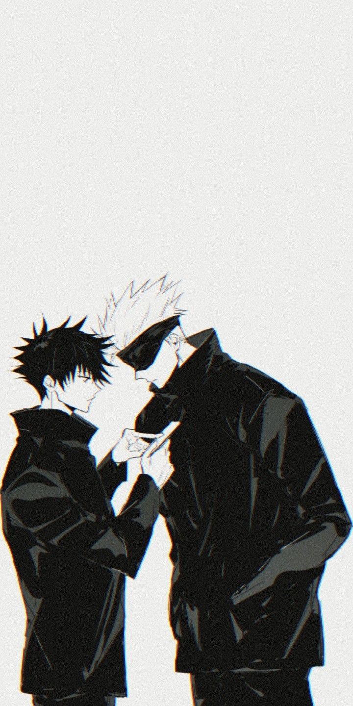 Gojo Satoru and Fushiguro Megumi