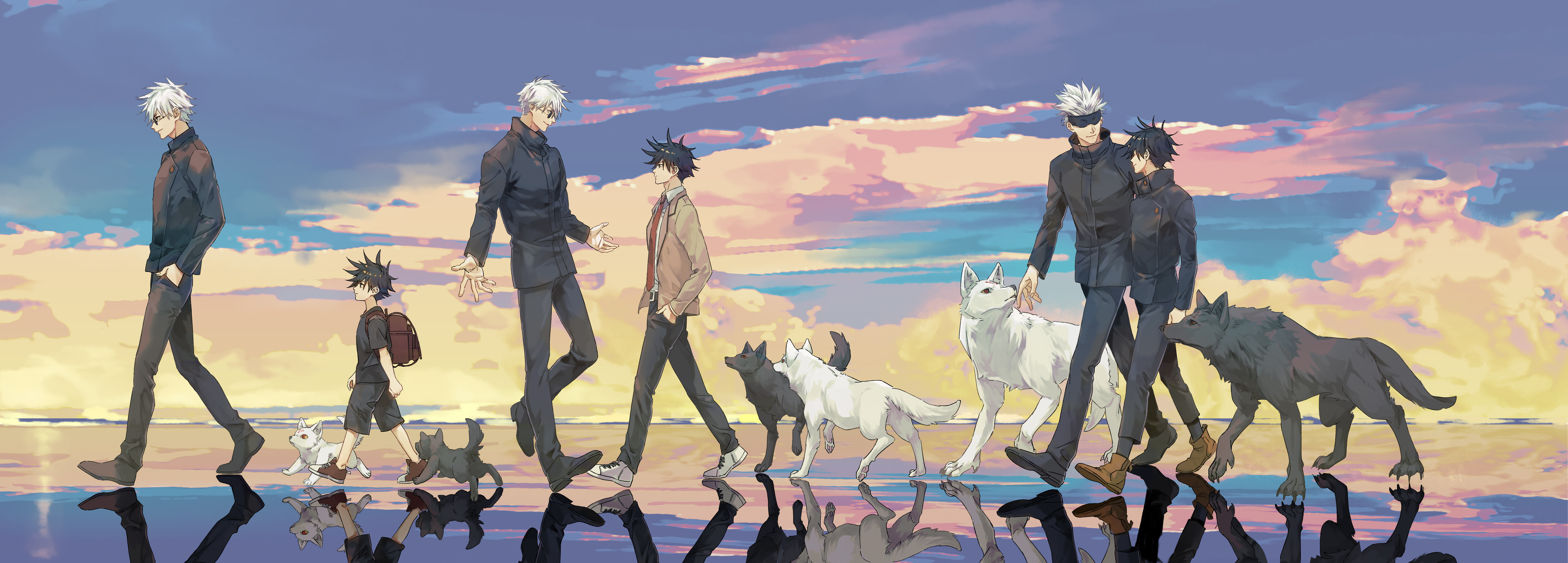 Jujutsu Kaisen Duo: Gojo & Fushiguro