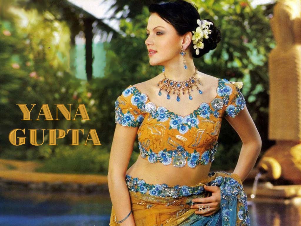 High Quality Yana Gupta Saree Wallpaper