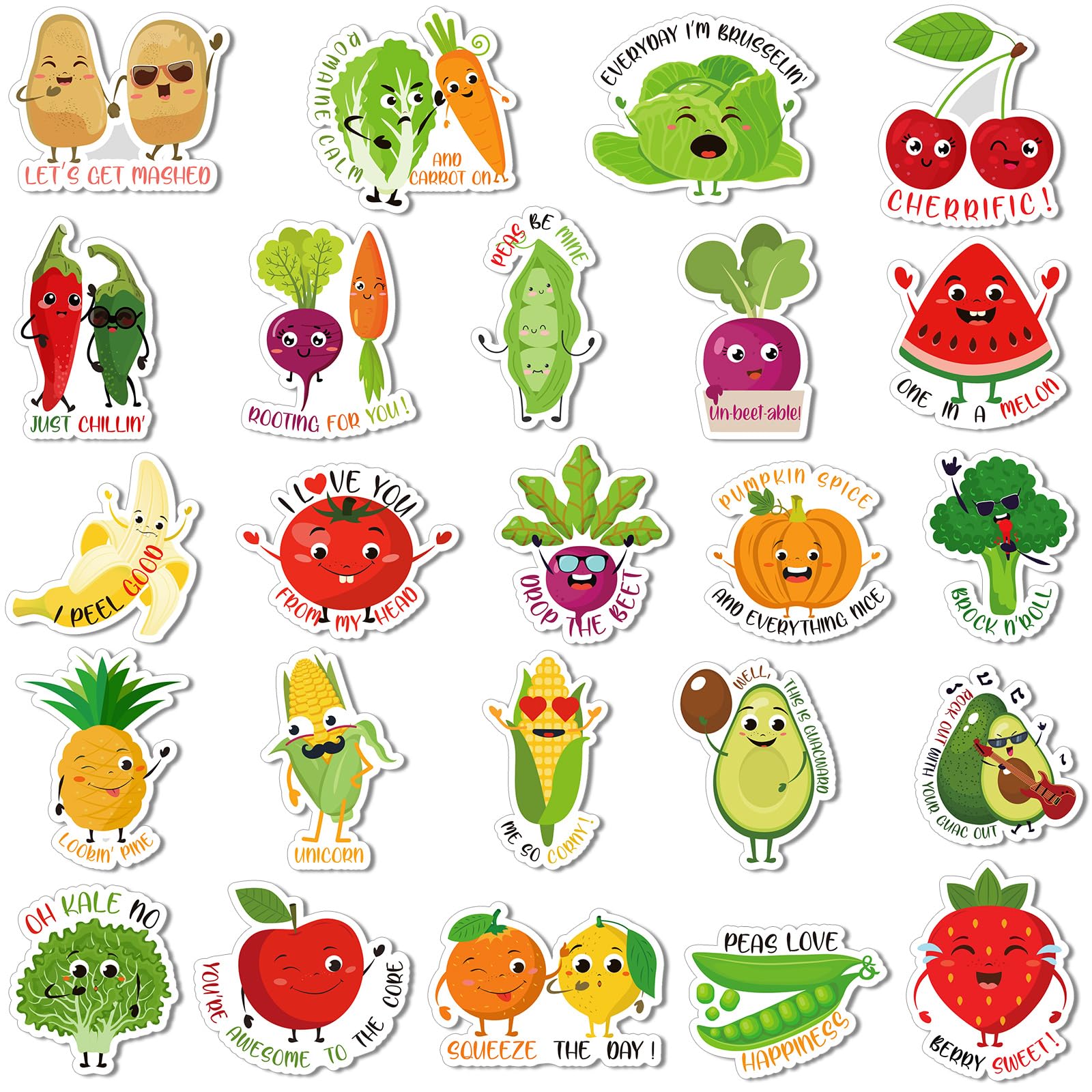 Kanayu 24 Pcs Funny Fridge Magnets Fun