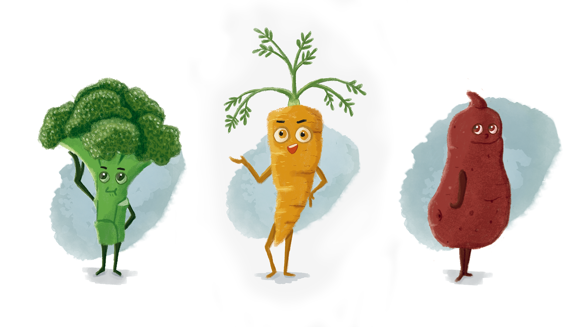 Character Design: Kid's Vegetables