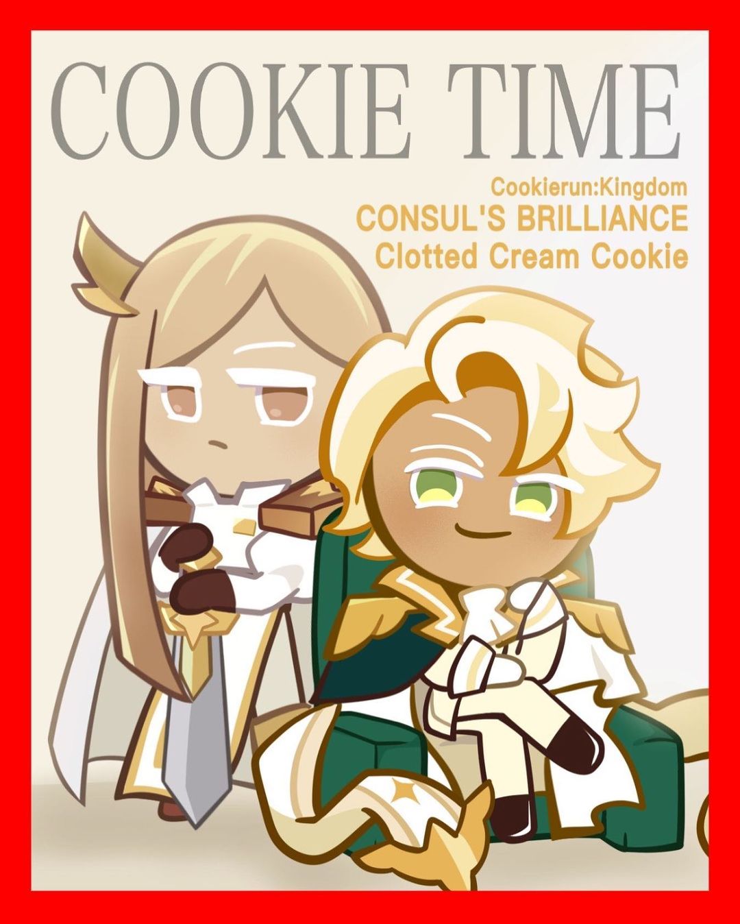 Clotted Cream Cookie. Cookie Run