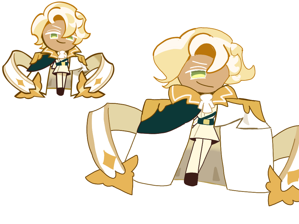 I drew clotted cream cookie