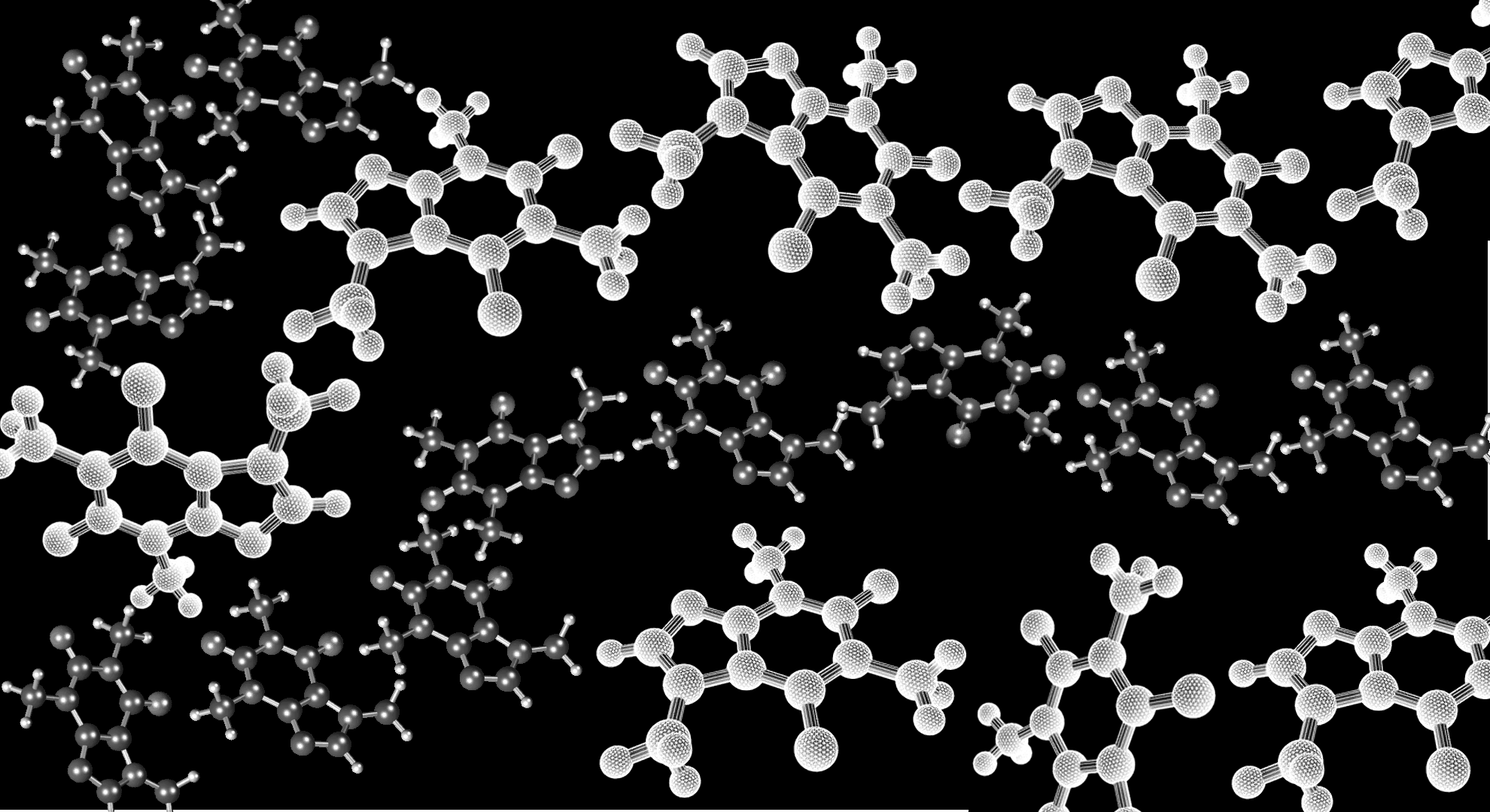 Caffeine Molecule HD