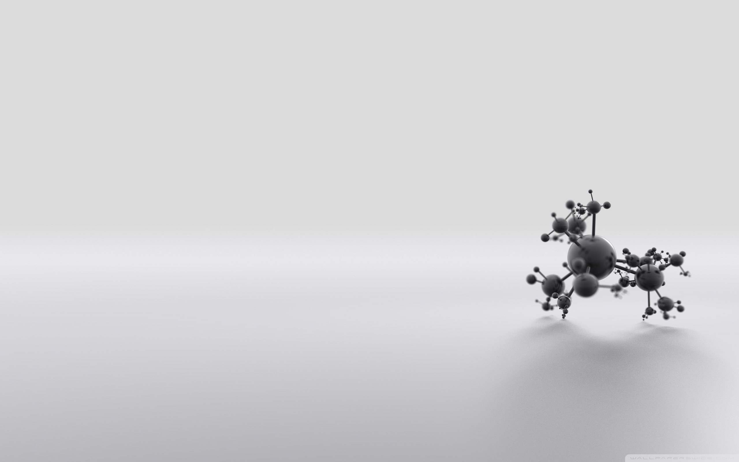 Molecular Structure 4K UHD Wallpaper