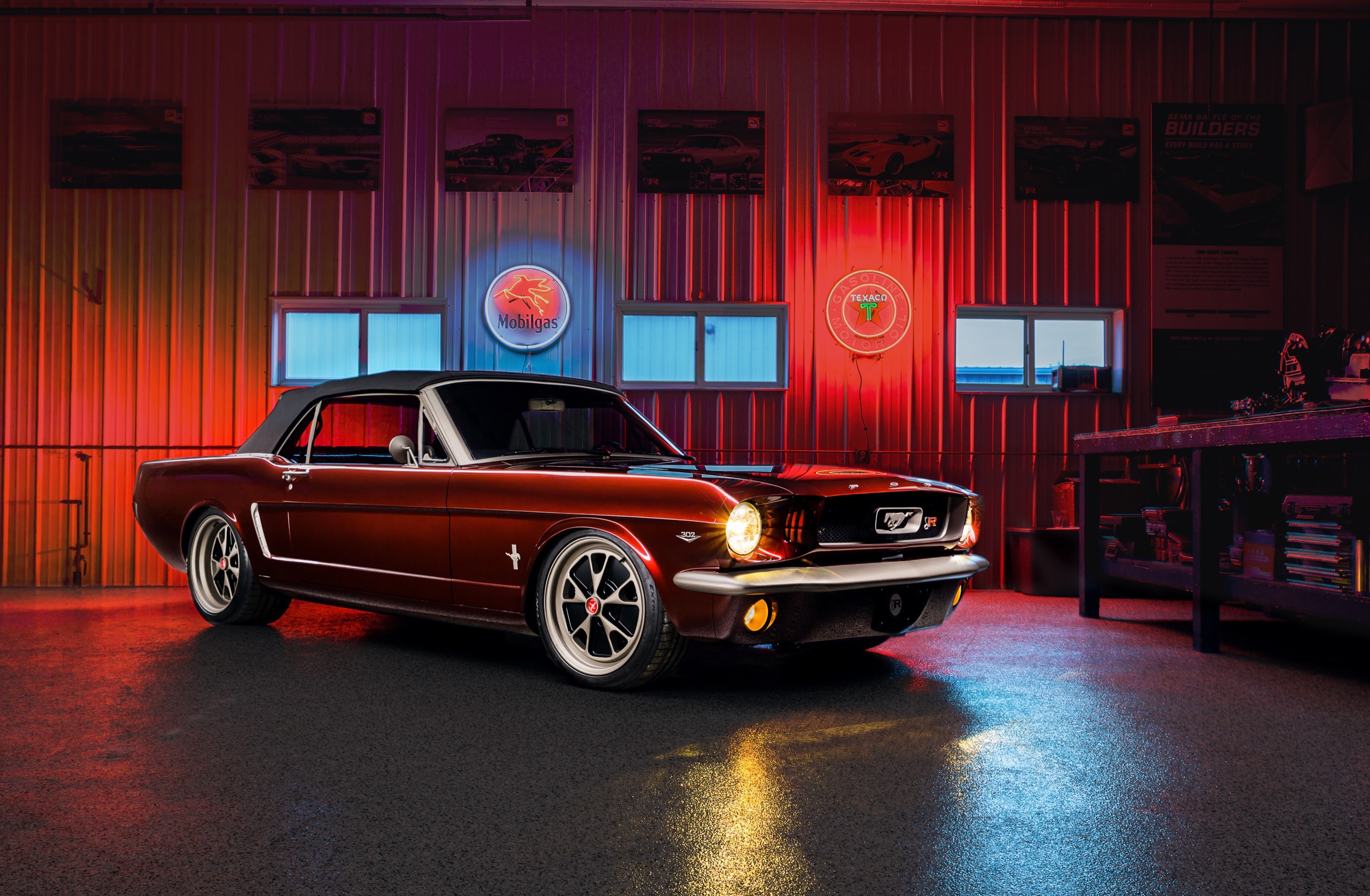 Ford Mustang Convertible CAGED