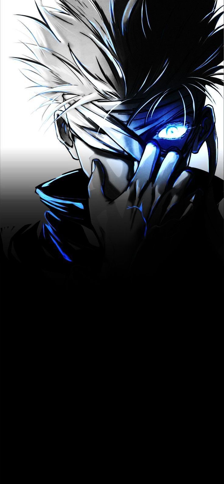 Gojo glow art Jujutsu kaisen