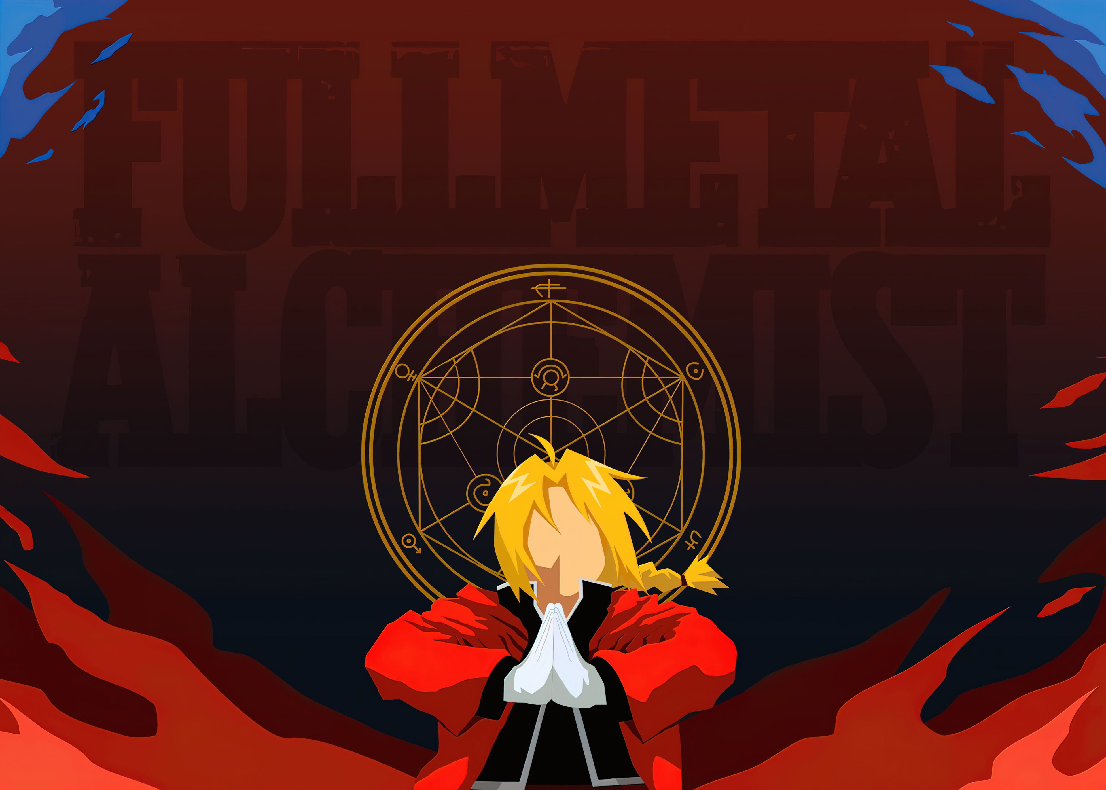 Edward Elric Wallpaper 4K, Fullmetal
