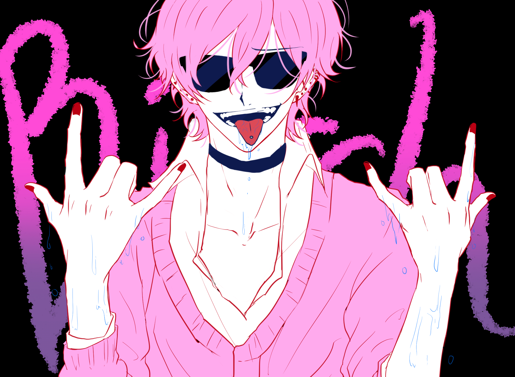 Anime Yarichin Bitch Club HD Wallpaper