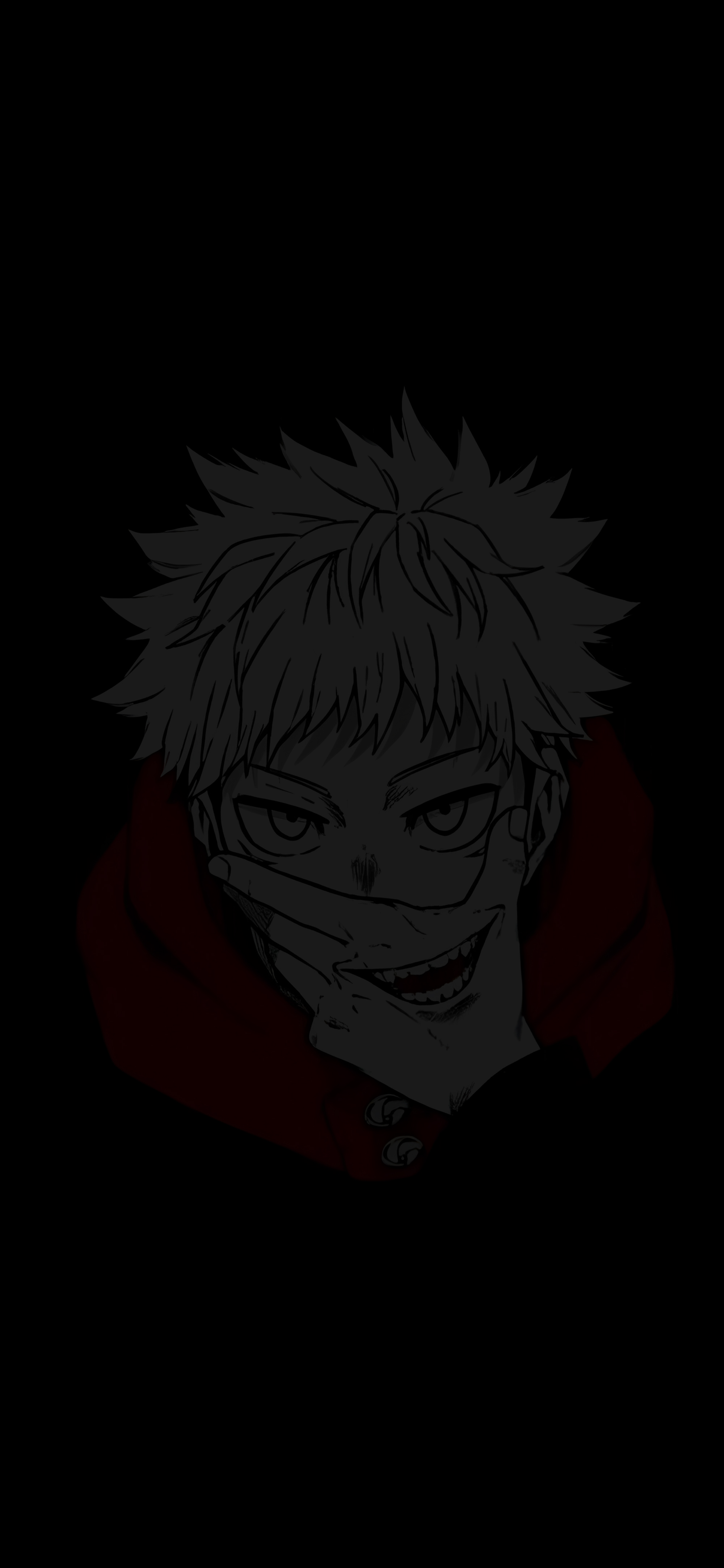 Jujutsu Kaisen Sukuna Red Hoodie