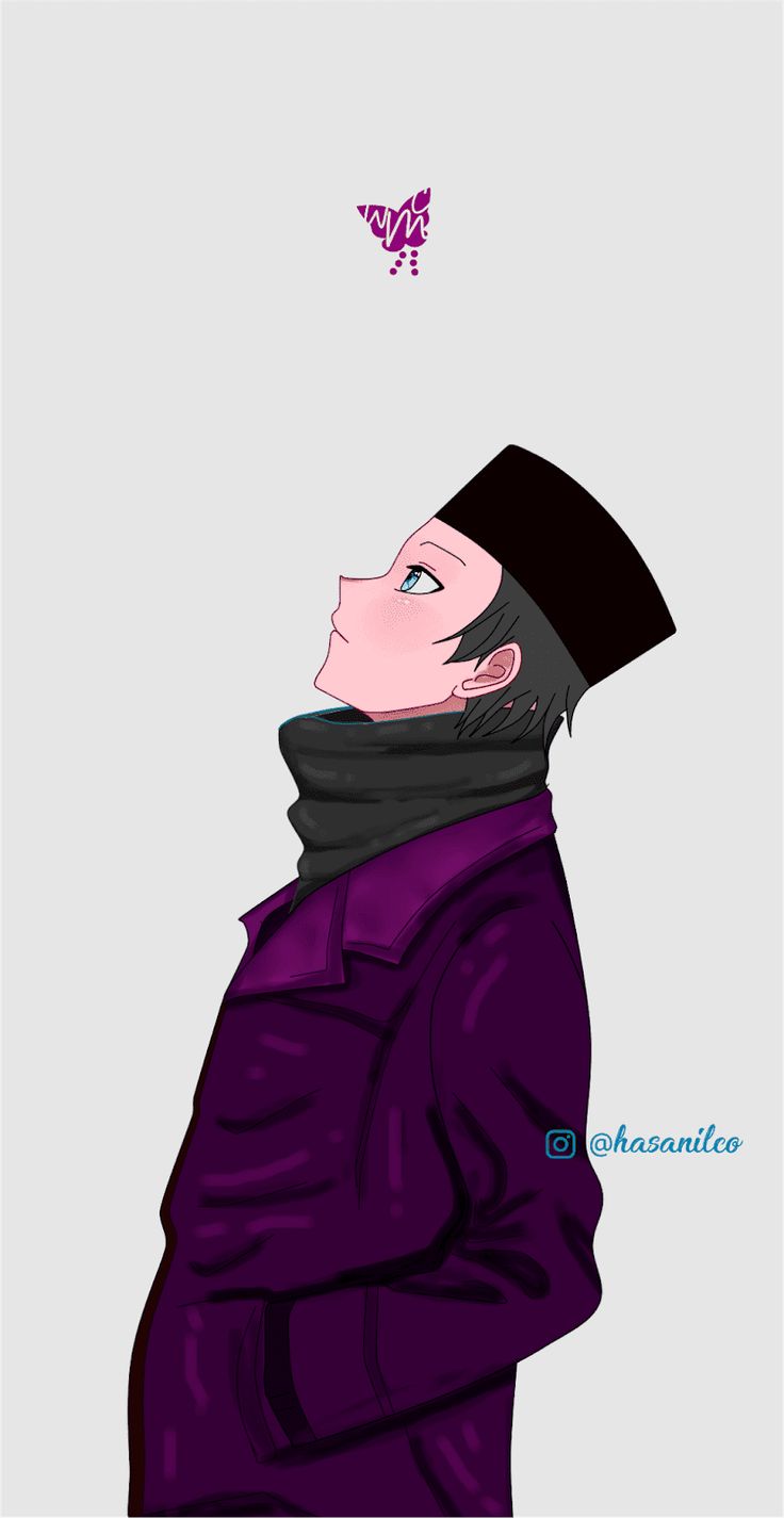 Wallpaper Muslim Cartoon Muslimah Boy