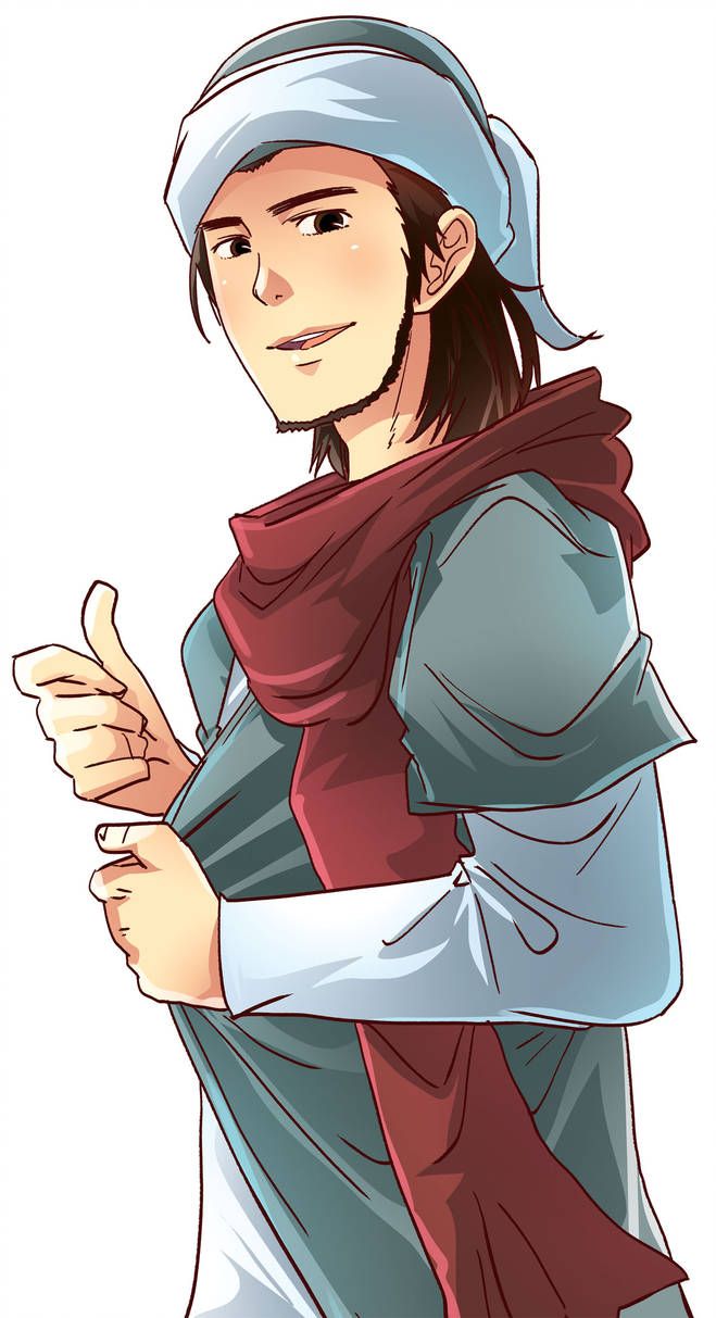 islamic cartoon, anime muslim, islam