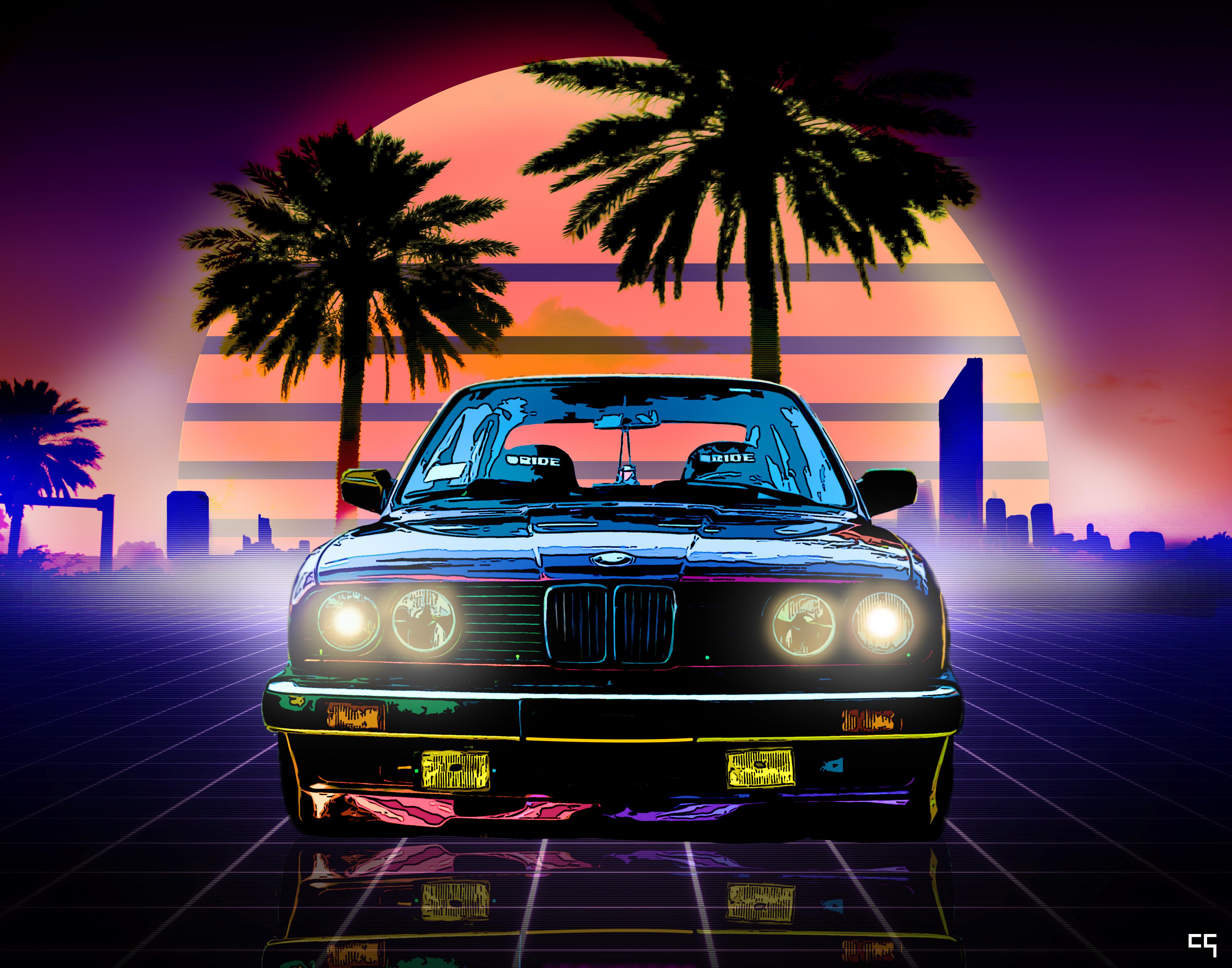 Digitial Paint I did of an 84 BMW E30