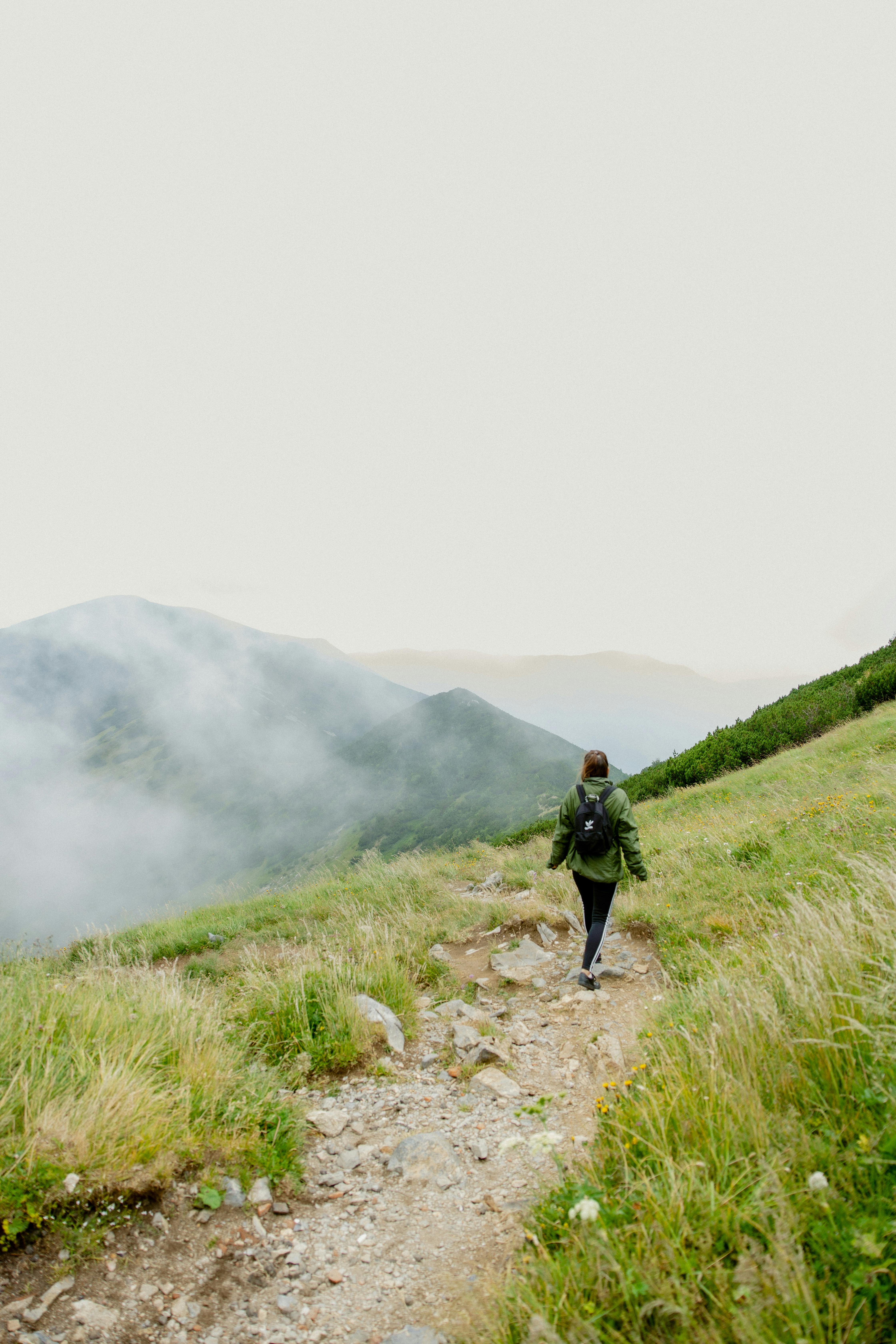 Hiking Trail in Green Mountains