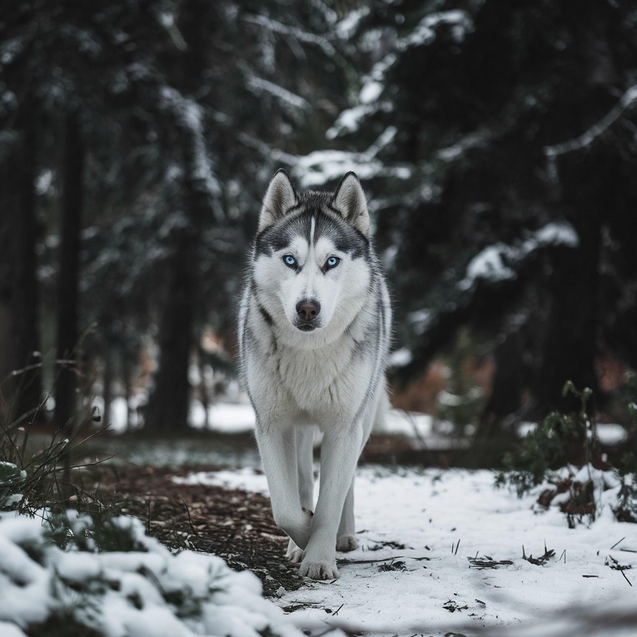 Download Husky, Winter, Dog. Royalty