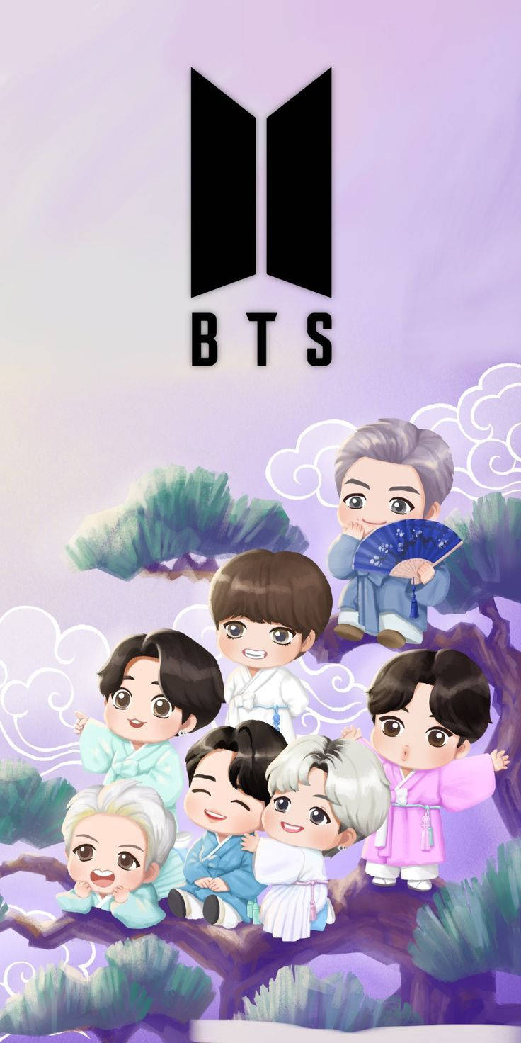 Bts Chibi HD Wallpaper