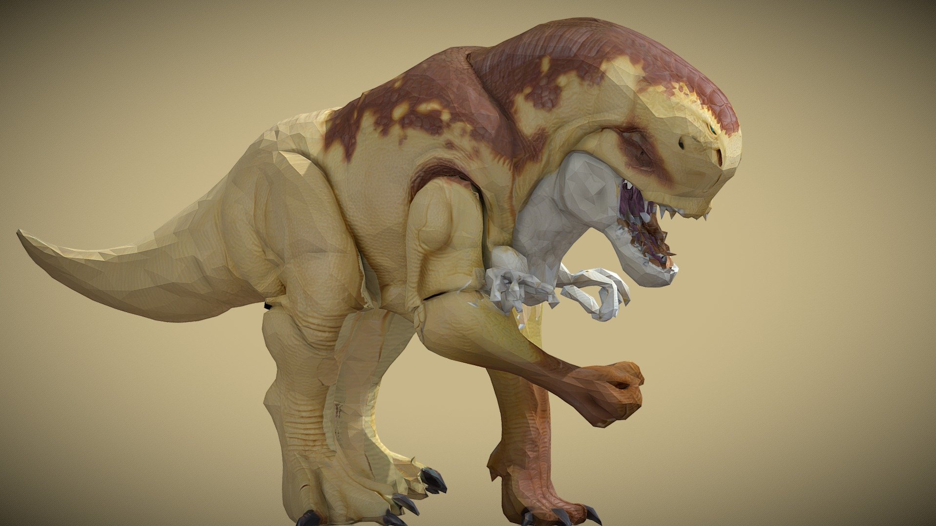 Mattel Distortus Rex Free 3D
