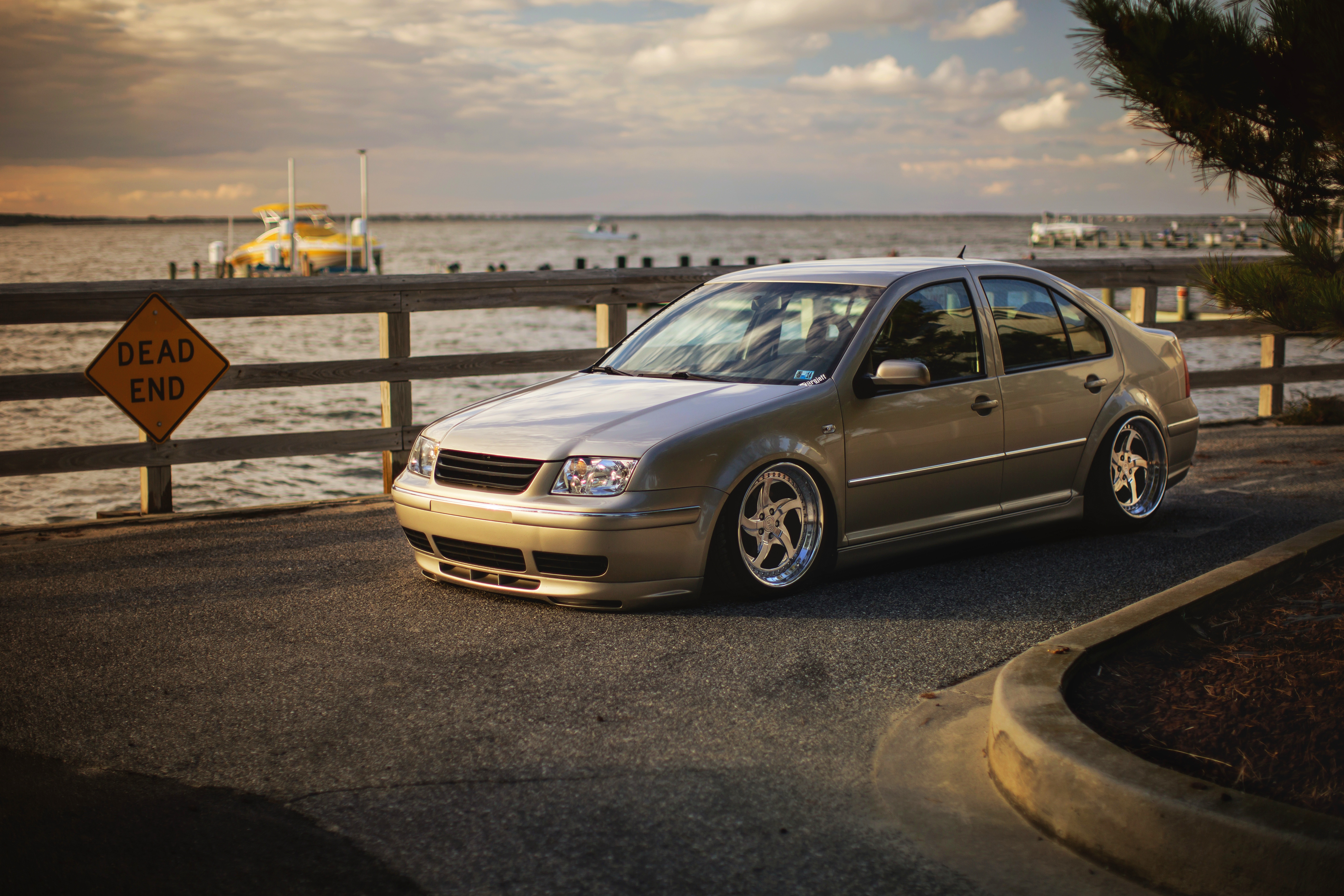 Wallpaper grey, tuning, volkswagen