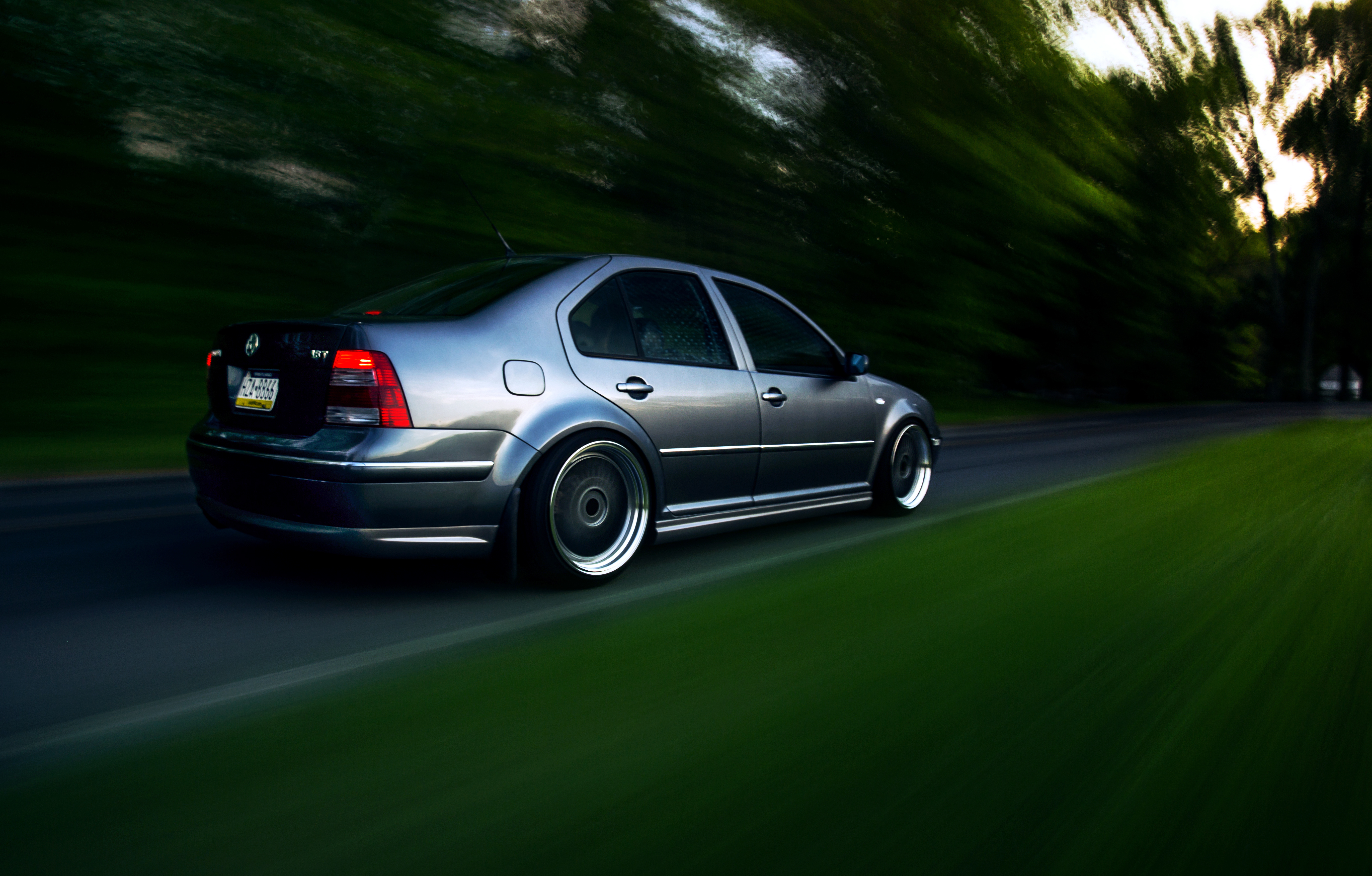 Wallpaper grey, tuning, volkswagen