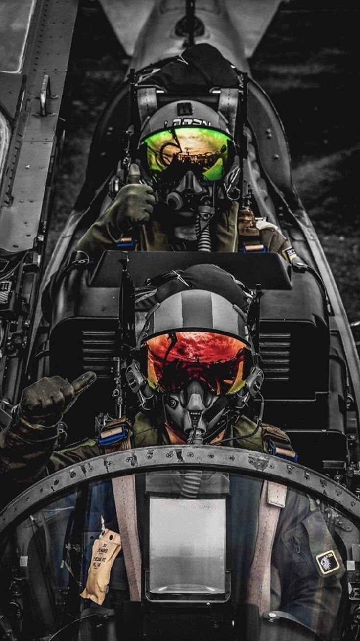 Jet fighter pilot