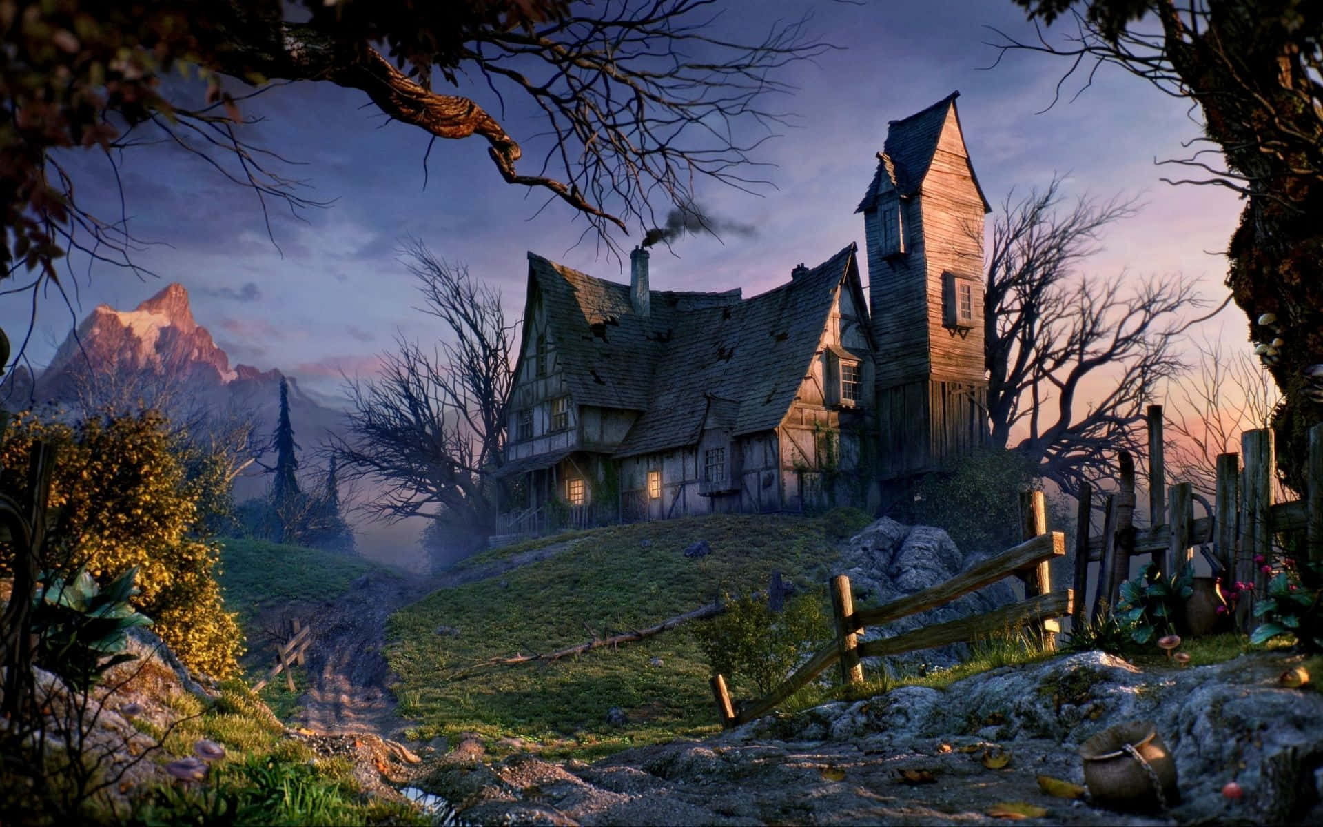 A haunted house awaits the brave