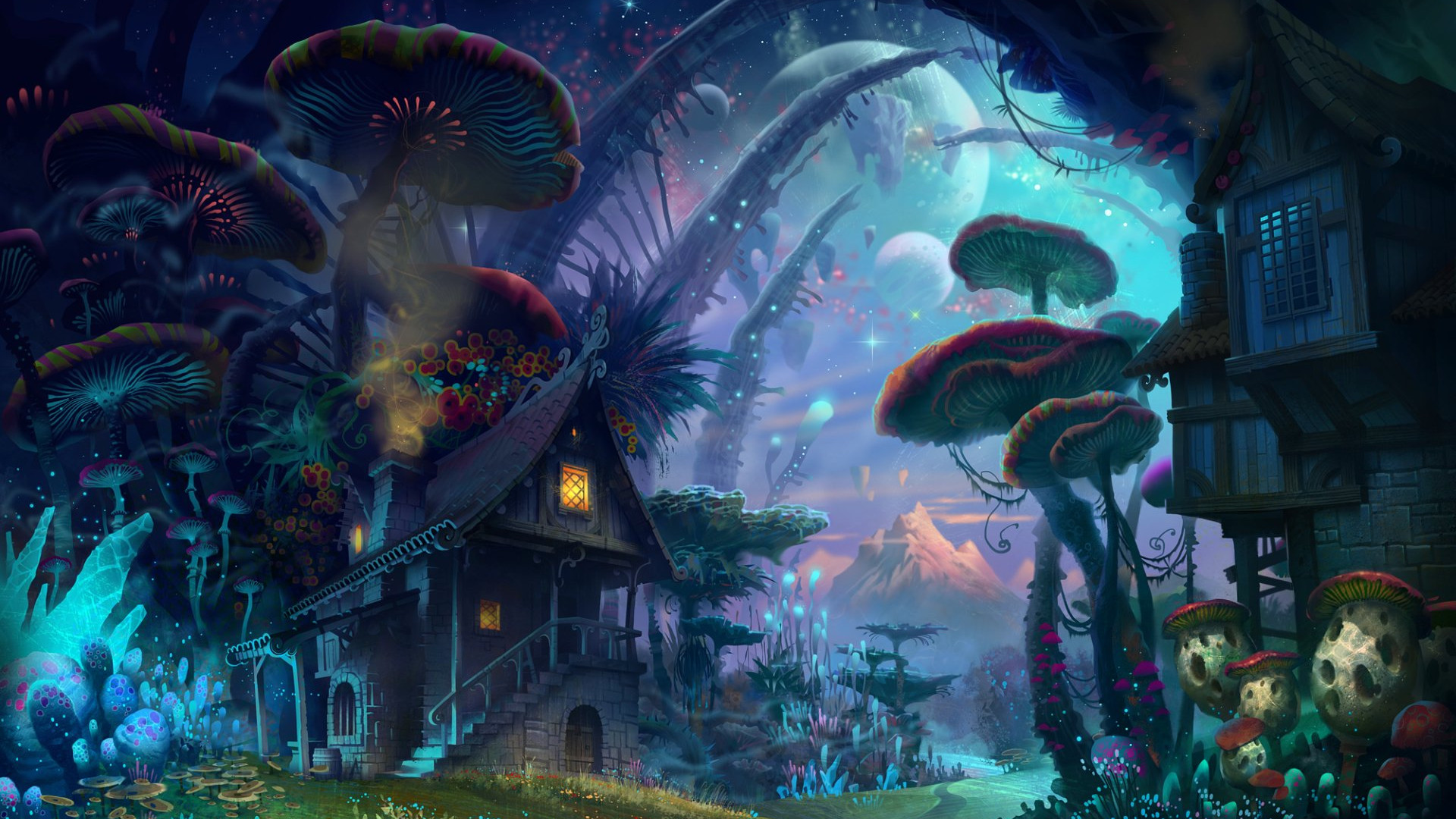 Fantasy House High Definition Wallpaper