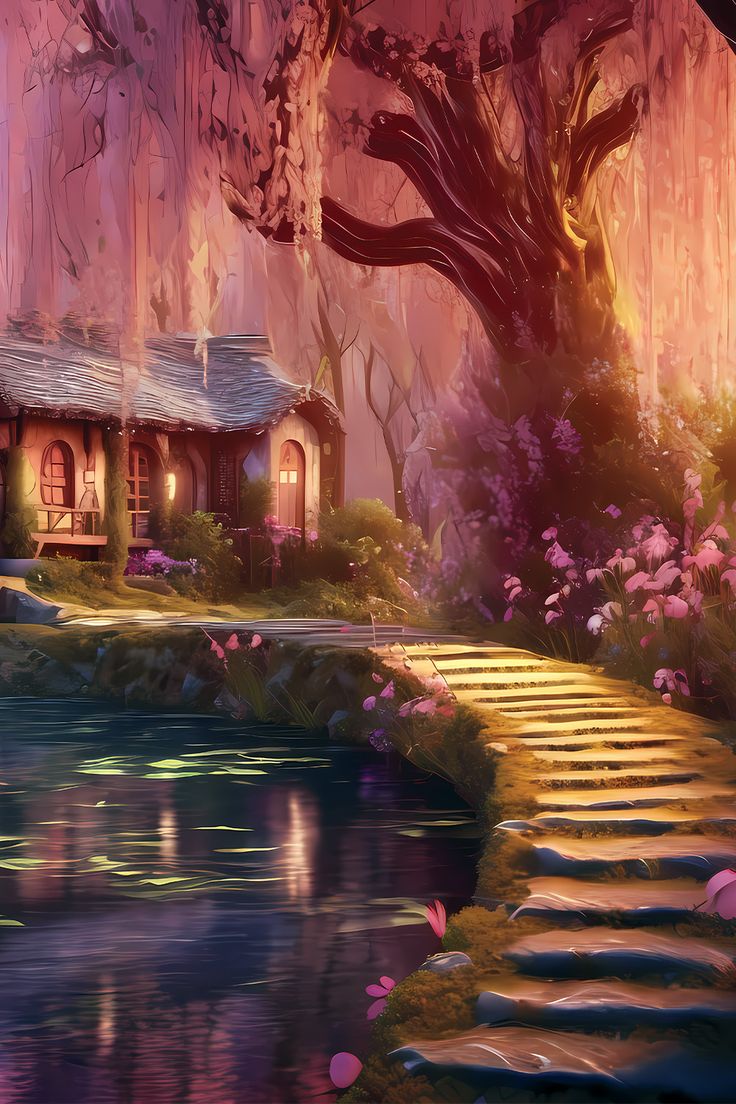 Cottage Wallpaper